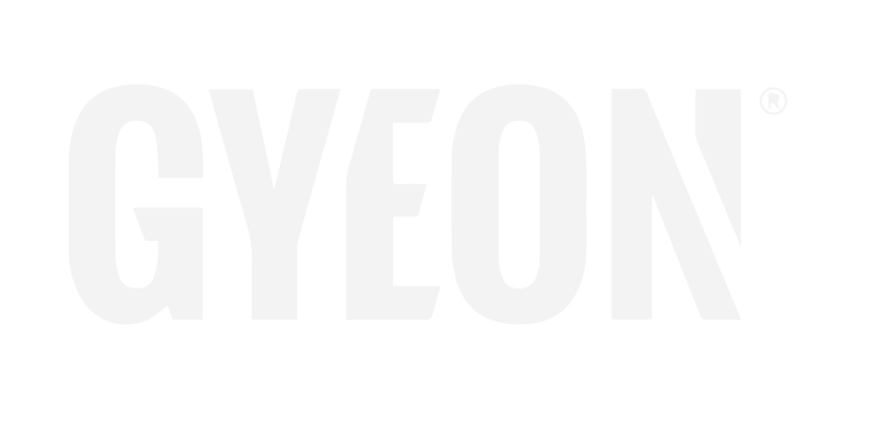 Black background with the word GYEON in large gray and white letters.