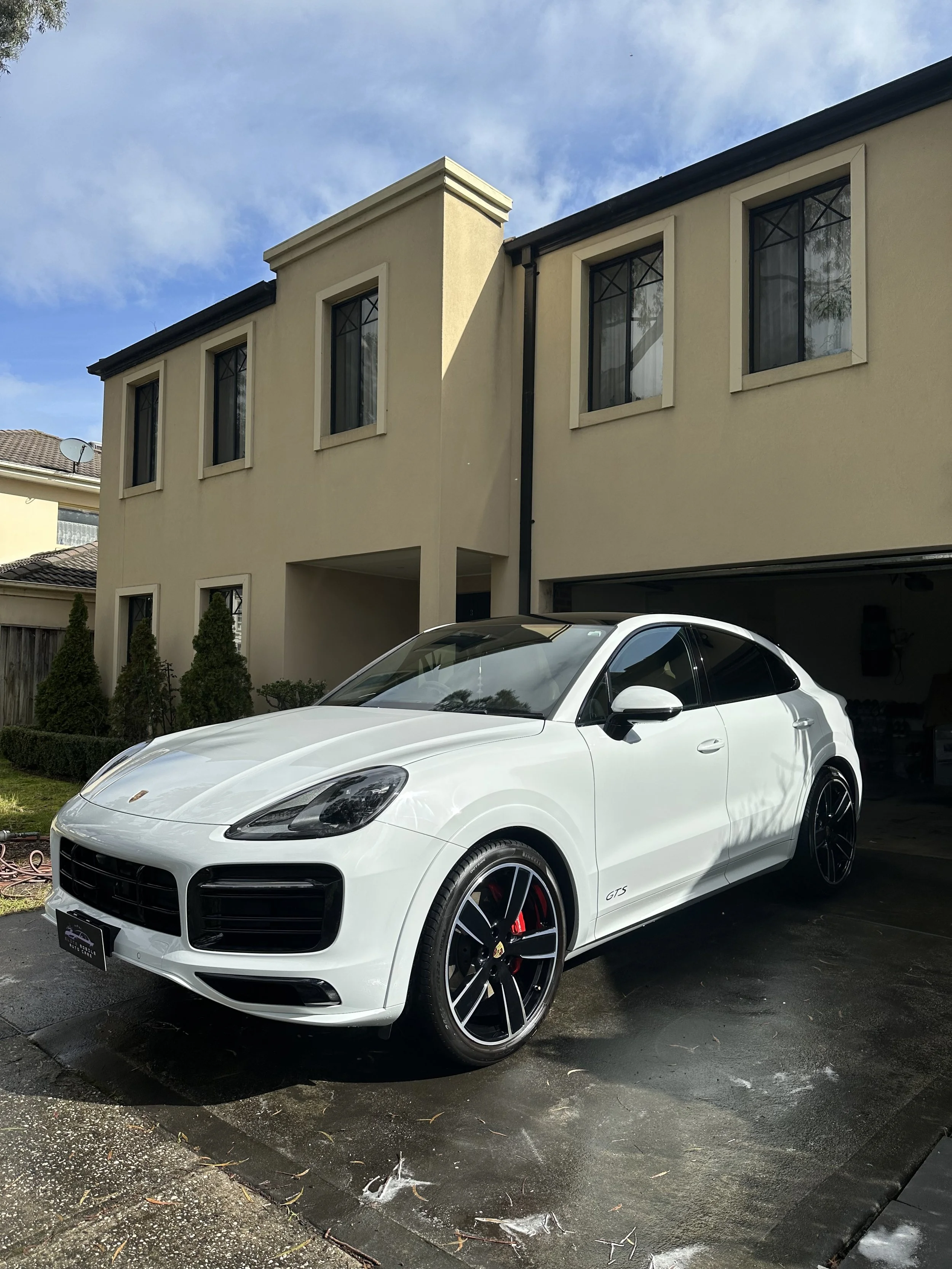 Cayenne GTS full exterior wash in Burwood Highway