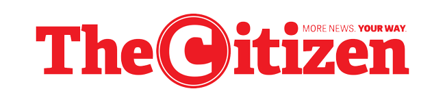 Logo of The Citizen newspaper with red and white colors, including the tagline 'More News. Your Way.'