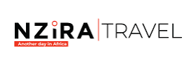 Nzira Travel logo with tagline 'Another day in Africa'