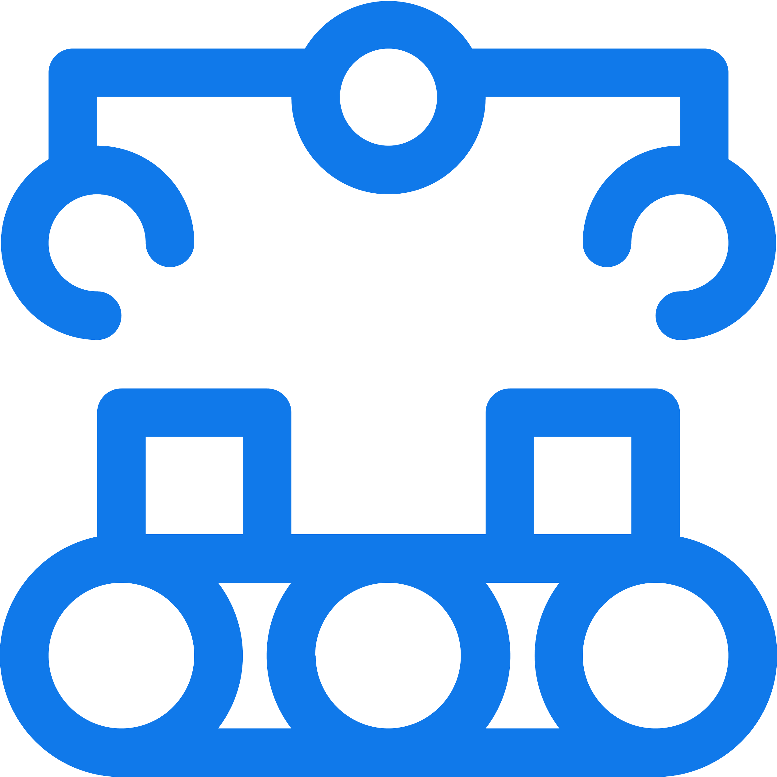 Blue line icon of industrial gears, representing manufacturing IT strategy, supply chain automation, and proactive industrial cybersecurity.