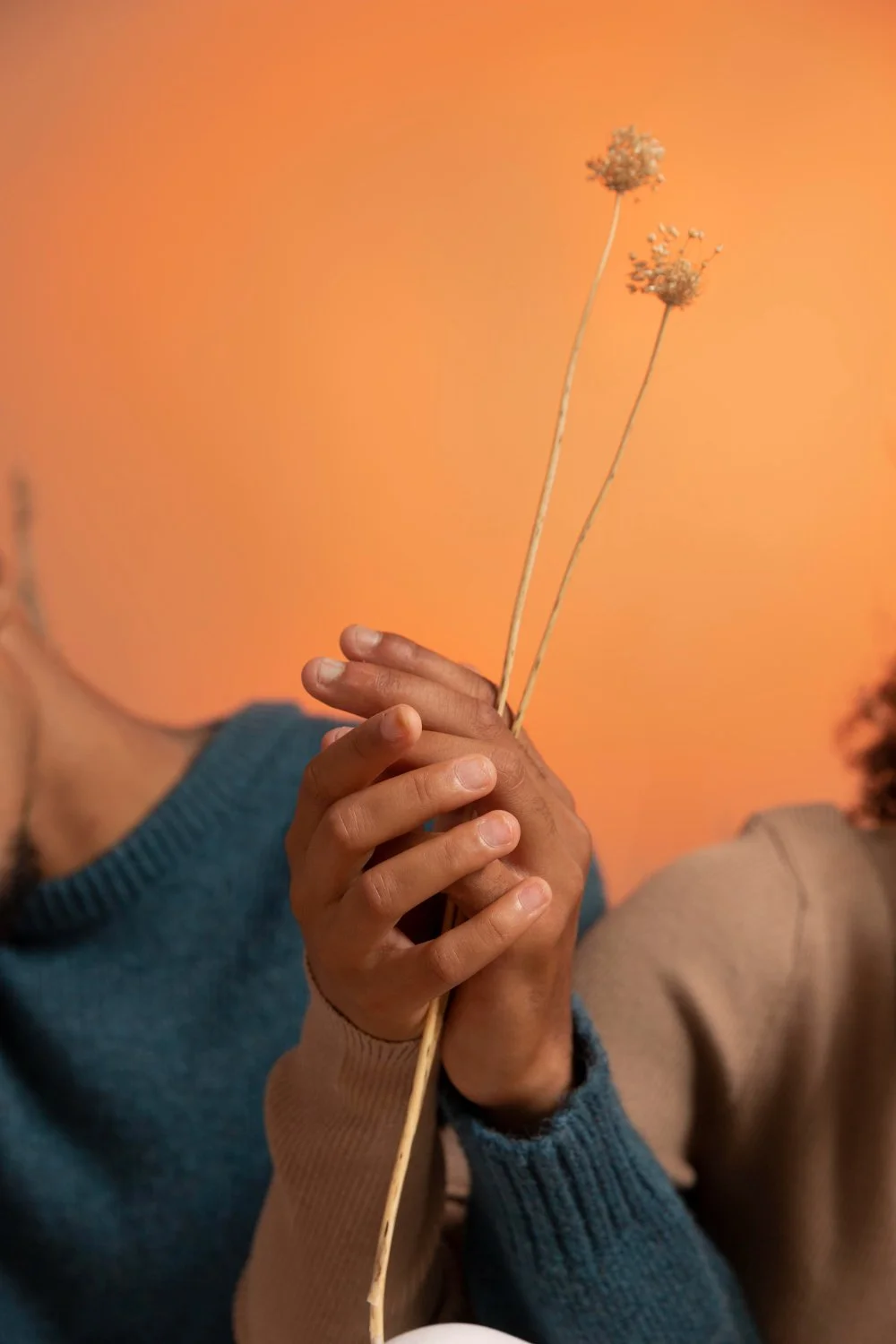 Two people sharing a quiet moment together — representing connection and healing through couples therapy and marriage counseling in Utah
