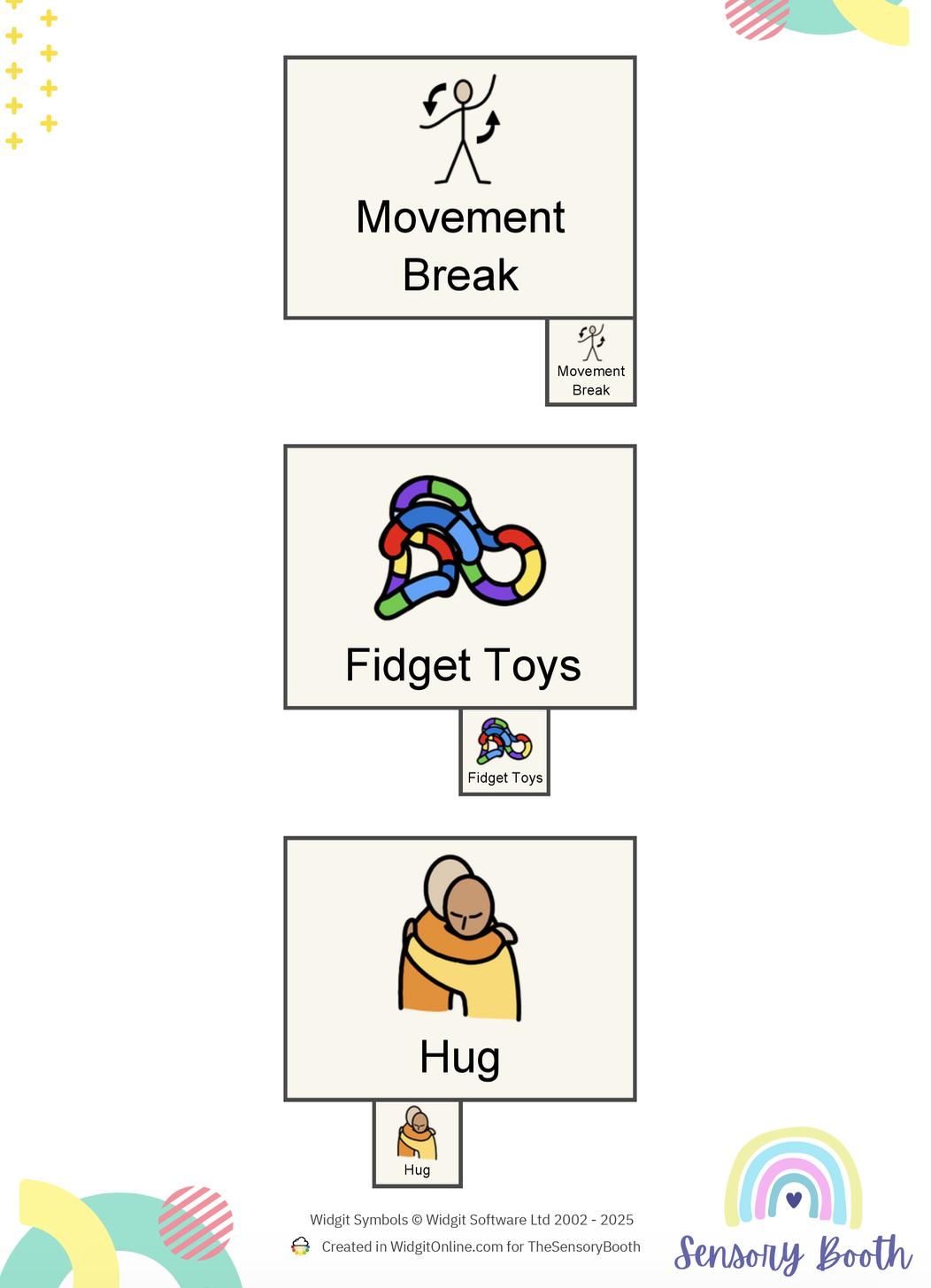 Regulation Strategies Lanyard Cards (Tabbed) (A4) – Printable AAC Coping, Calming Cards, SEND