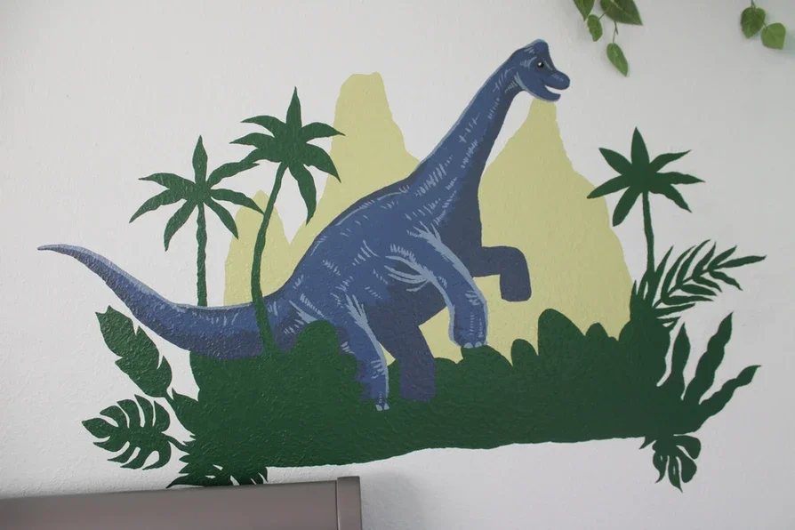 Brachiosaur- Mural Painting