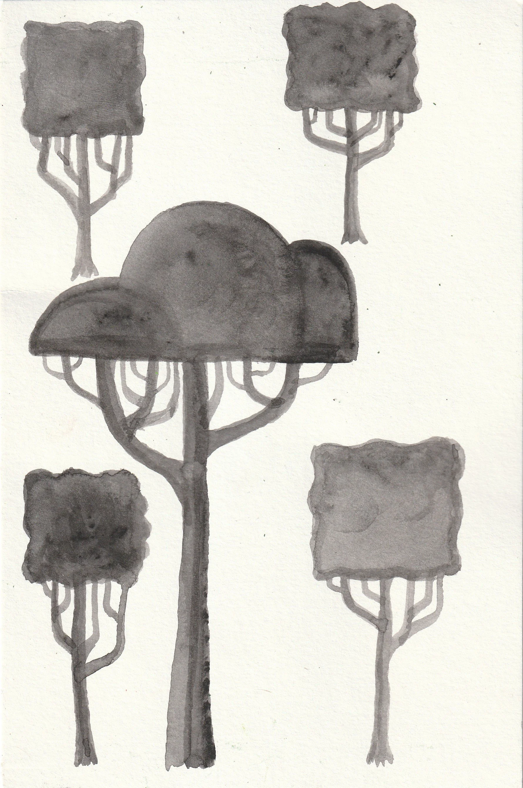 Trees- Study, Brainstorm