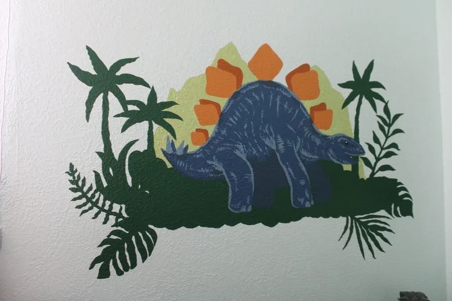 Stegosaur- Mural Painting