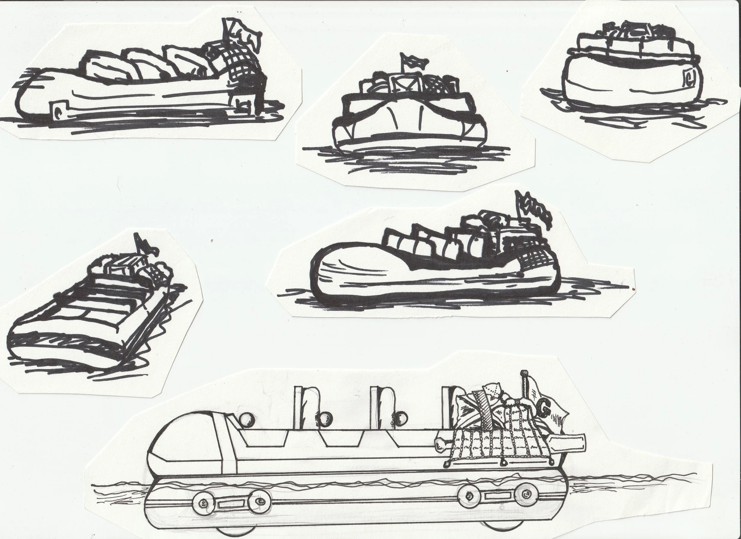 River Raft- Concept Art