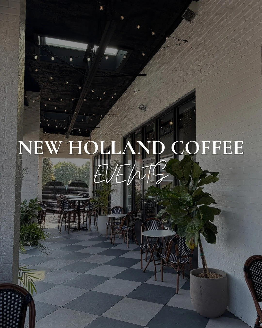 Welcome to our new Events by New Holland Coffee page

We believe every gathering deserves a beautiful setting. From milestone celebrations to everyday community gatherings, our spaces have plenty of natural light and greenery to keep them feeling bri