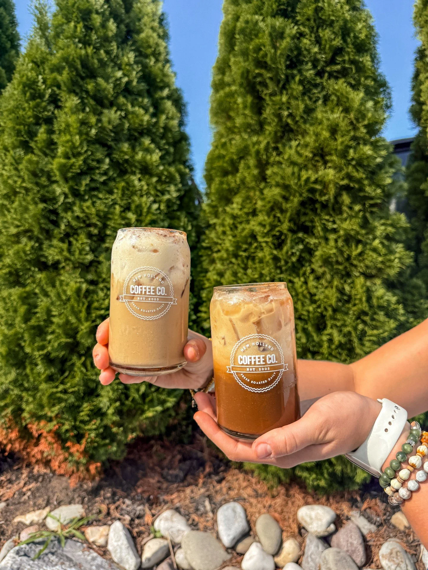 We are open until 3 pm today! Stop by and try 2 of our favorite September specials!✨☕️ 

{Pumpkin Cold Foam Chai &amp; Pumpkin Oat milk Shaken Espresso}