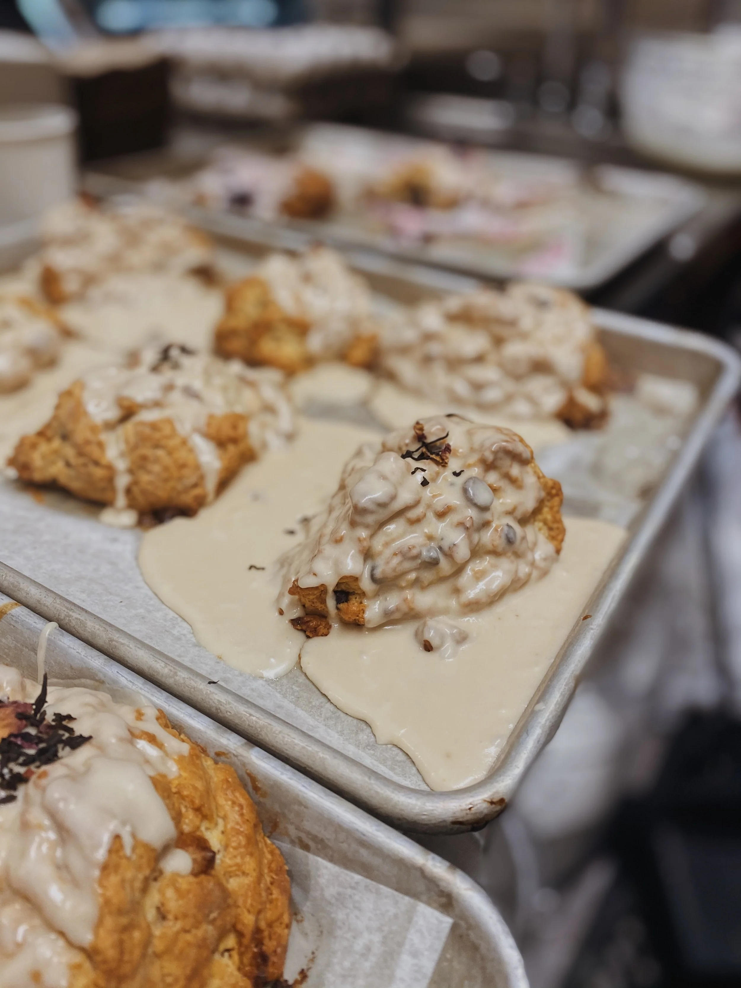 Earl Grey tea scones.