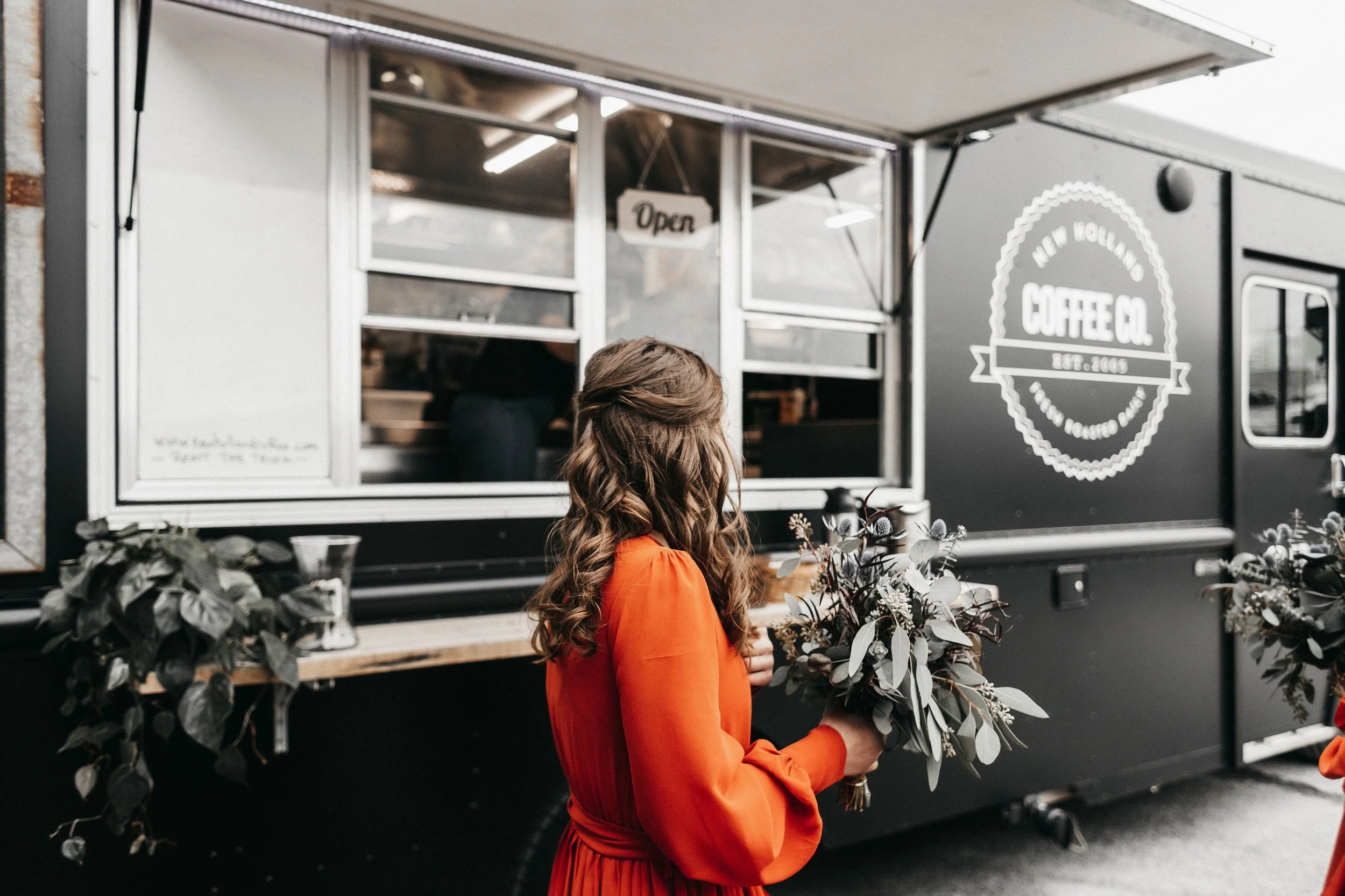 Wedding time with the New Holland Coffee Truck.