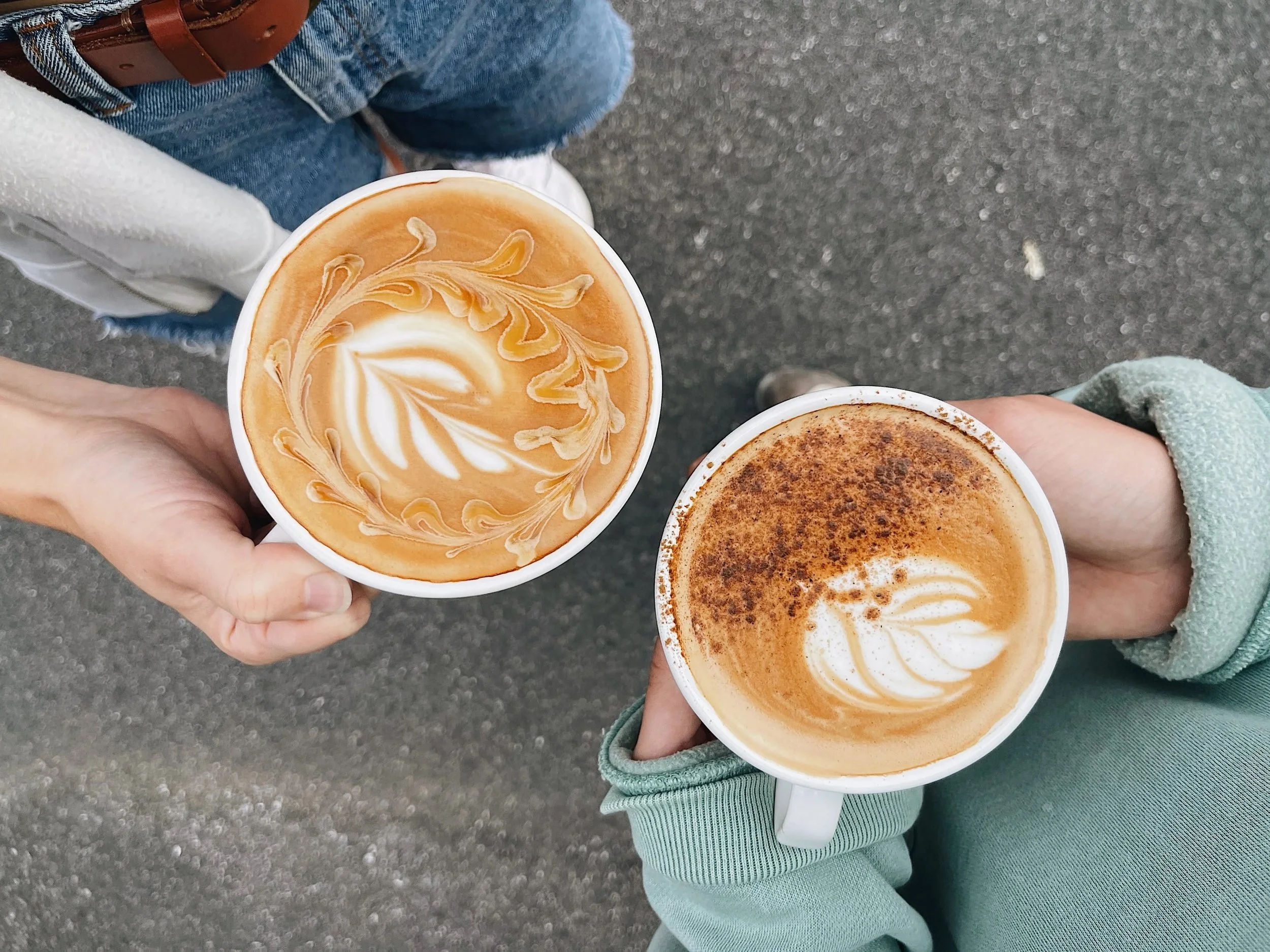 Spring hot latte season.