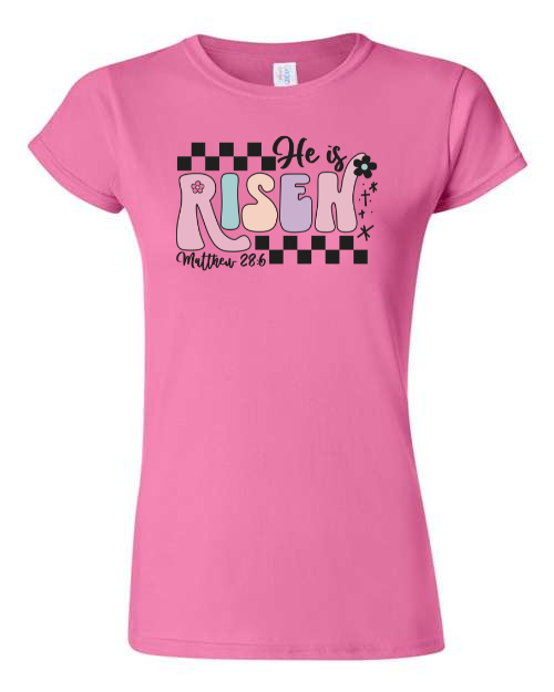 He Is Risen Ladies T-Shirt
