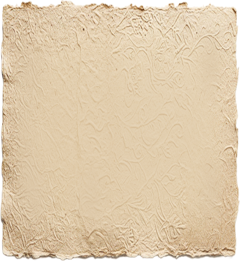 A close-up view of a textured, sandy or clay surface with irregular, wavy patterns and lines.