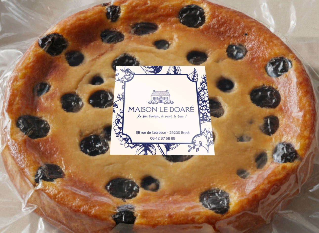 Maison Le Doaré - Far breton Santa brevina Studio - Brand designer Directrice artistique Nantes Saint Brevin - graphisme