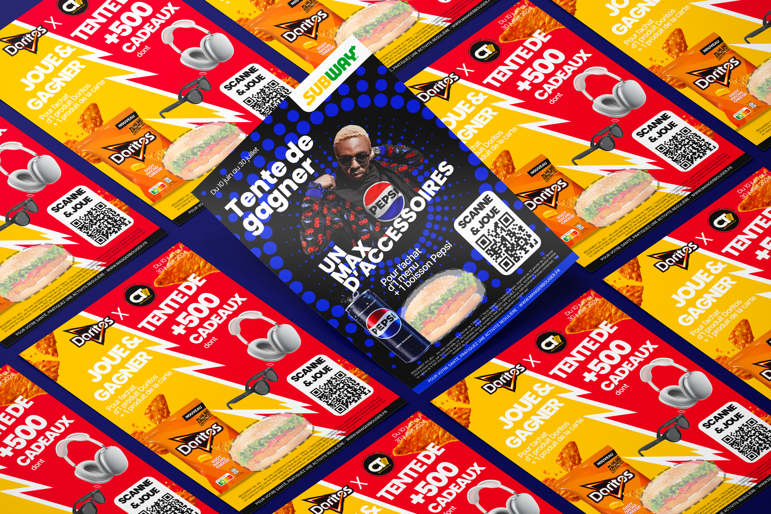 Flyer Doritos x PepsiCo . Santa Brevina
