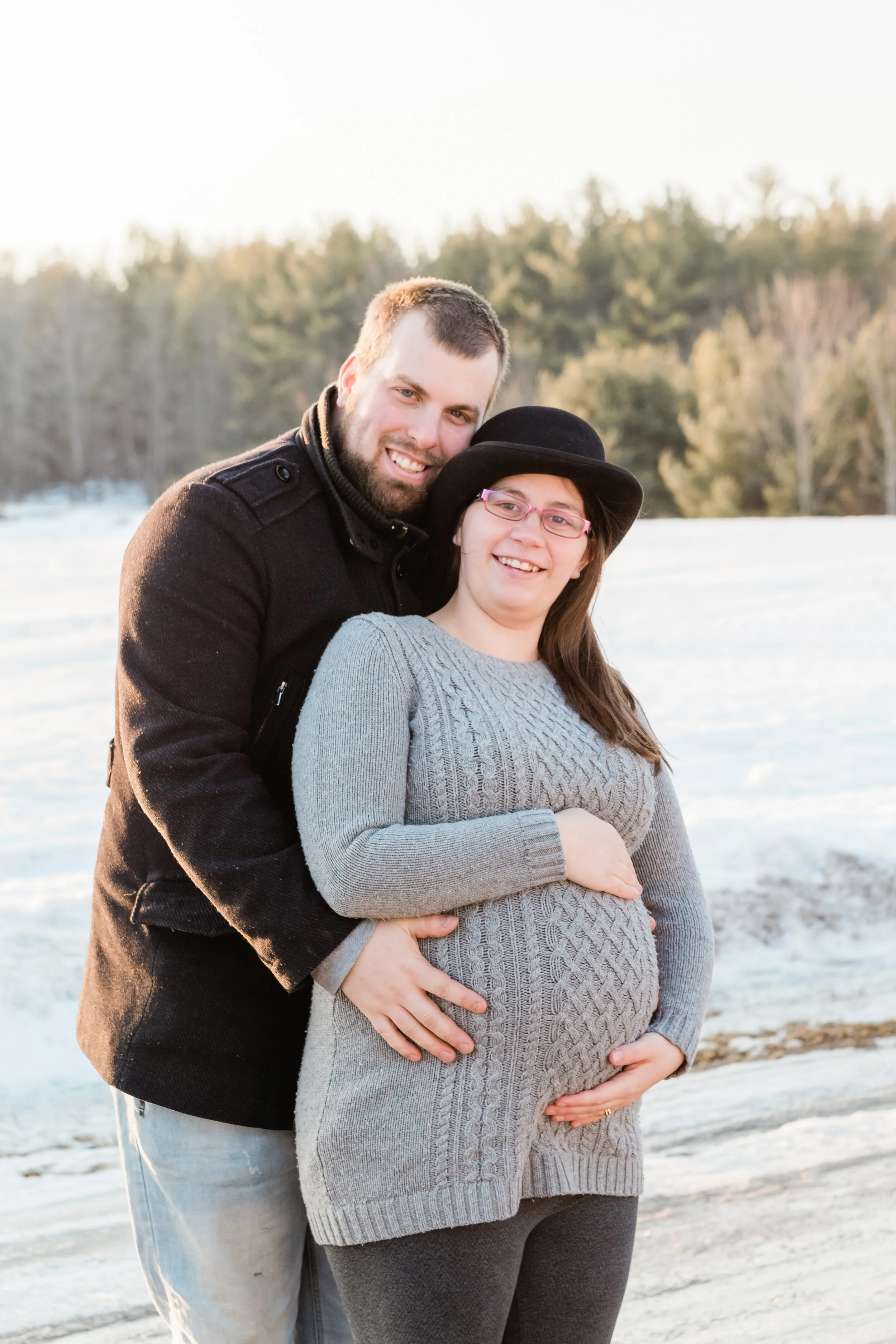 Rachel &amp; Keelan Maternity Session | Havelock, Ontario