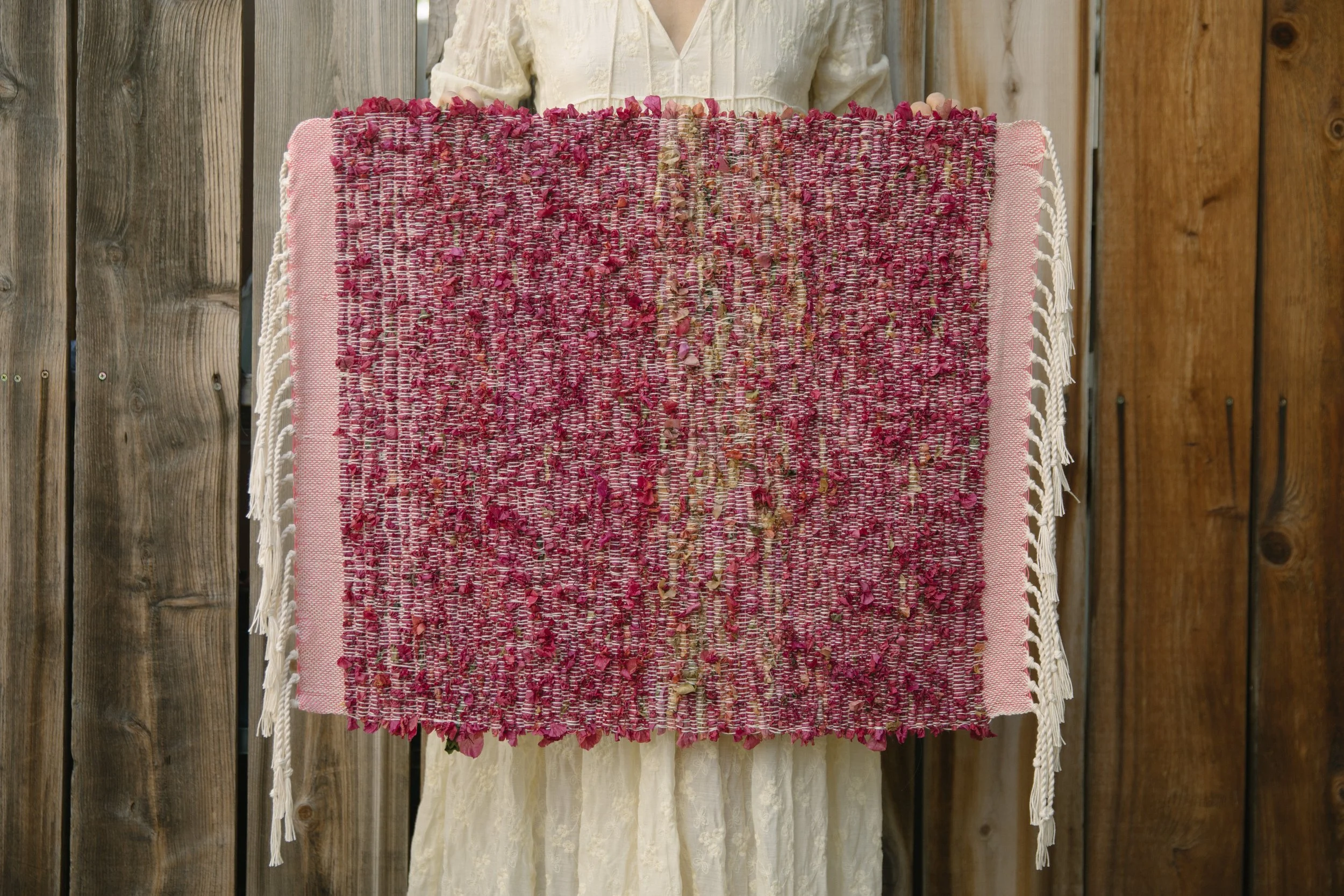 Bougainvillea — Handwoven Botanical Rug