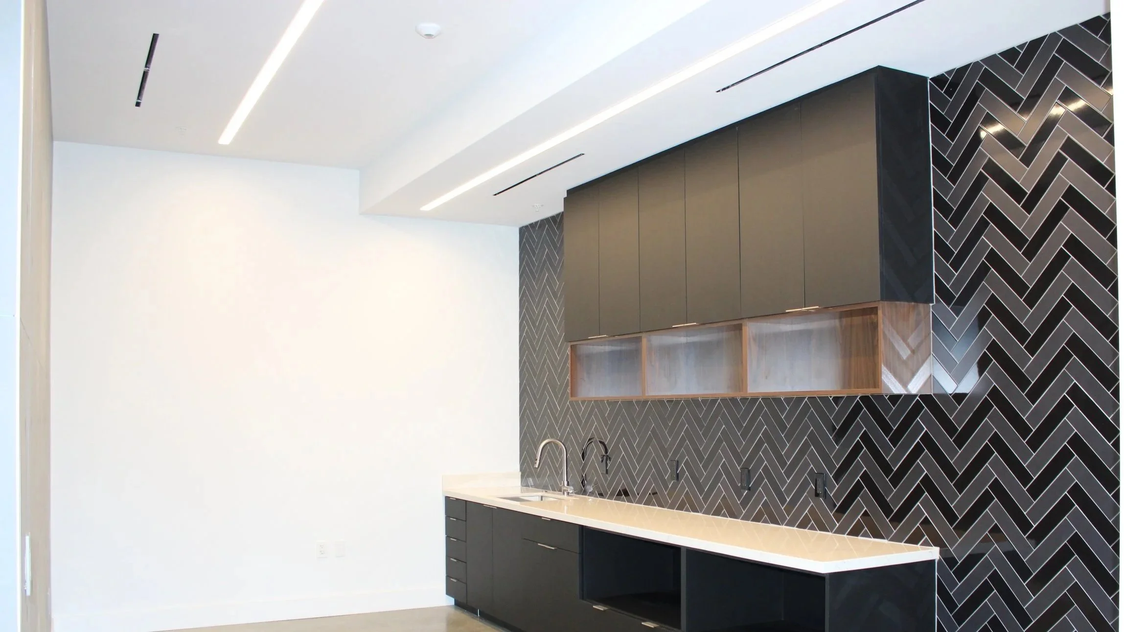 kitchen space inside an office