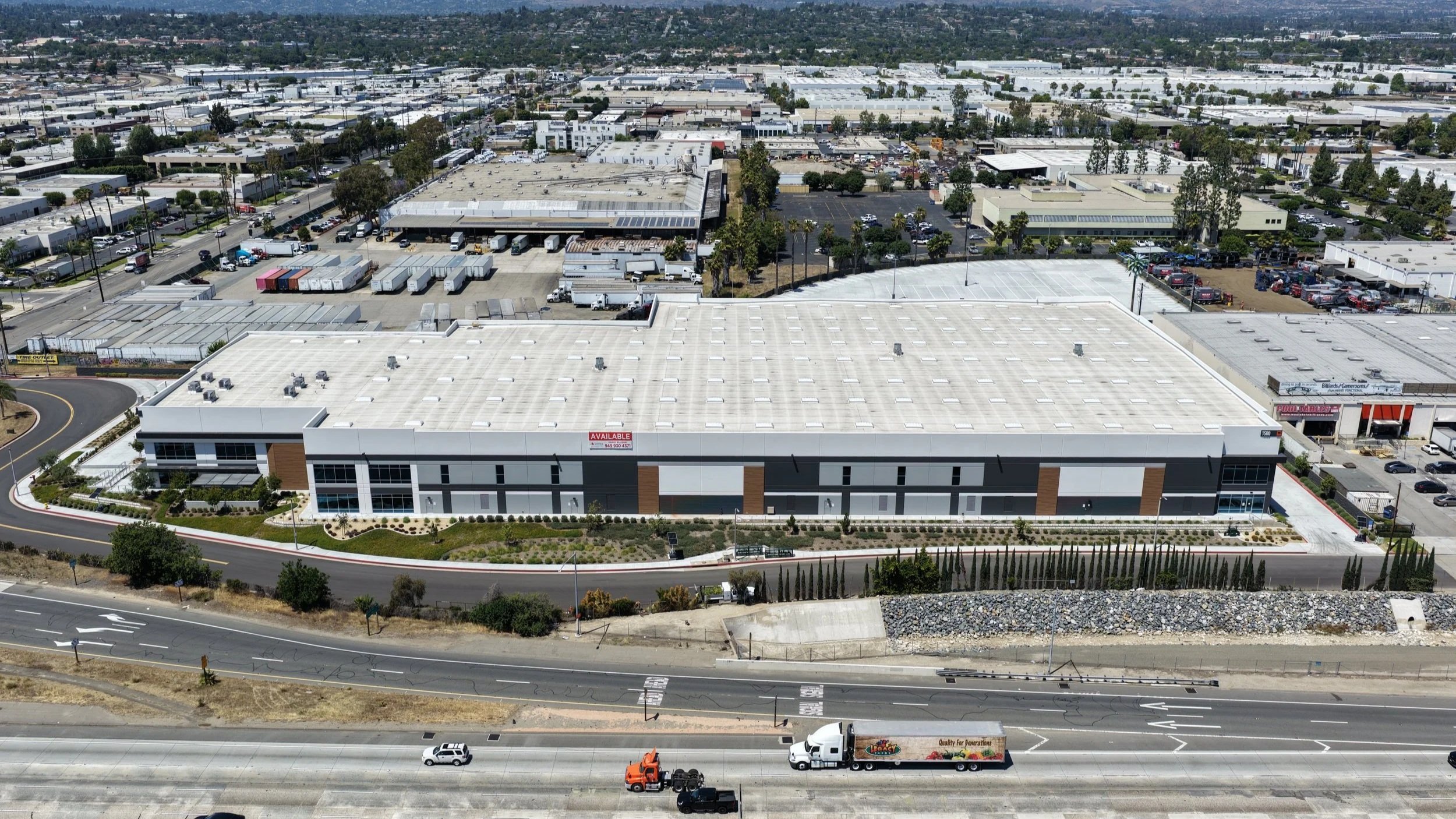 exterior of distribution center