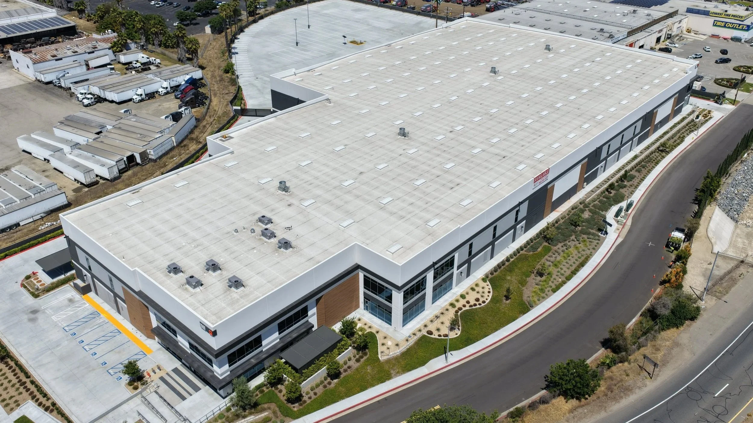 exterior of distribution center