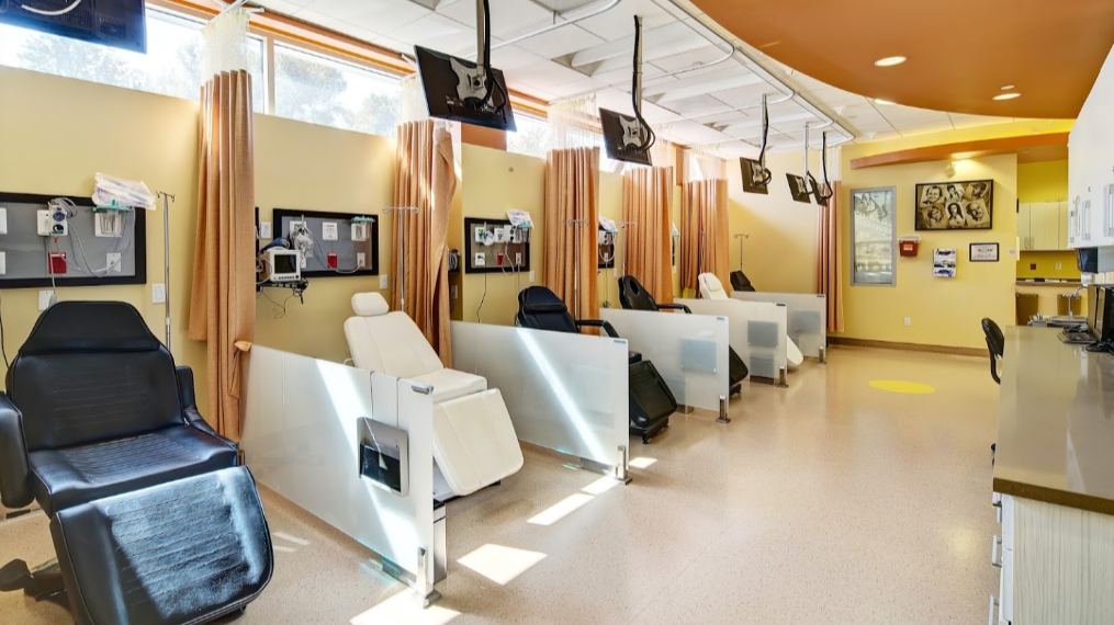 interior medical office with chairs