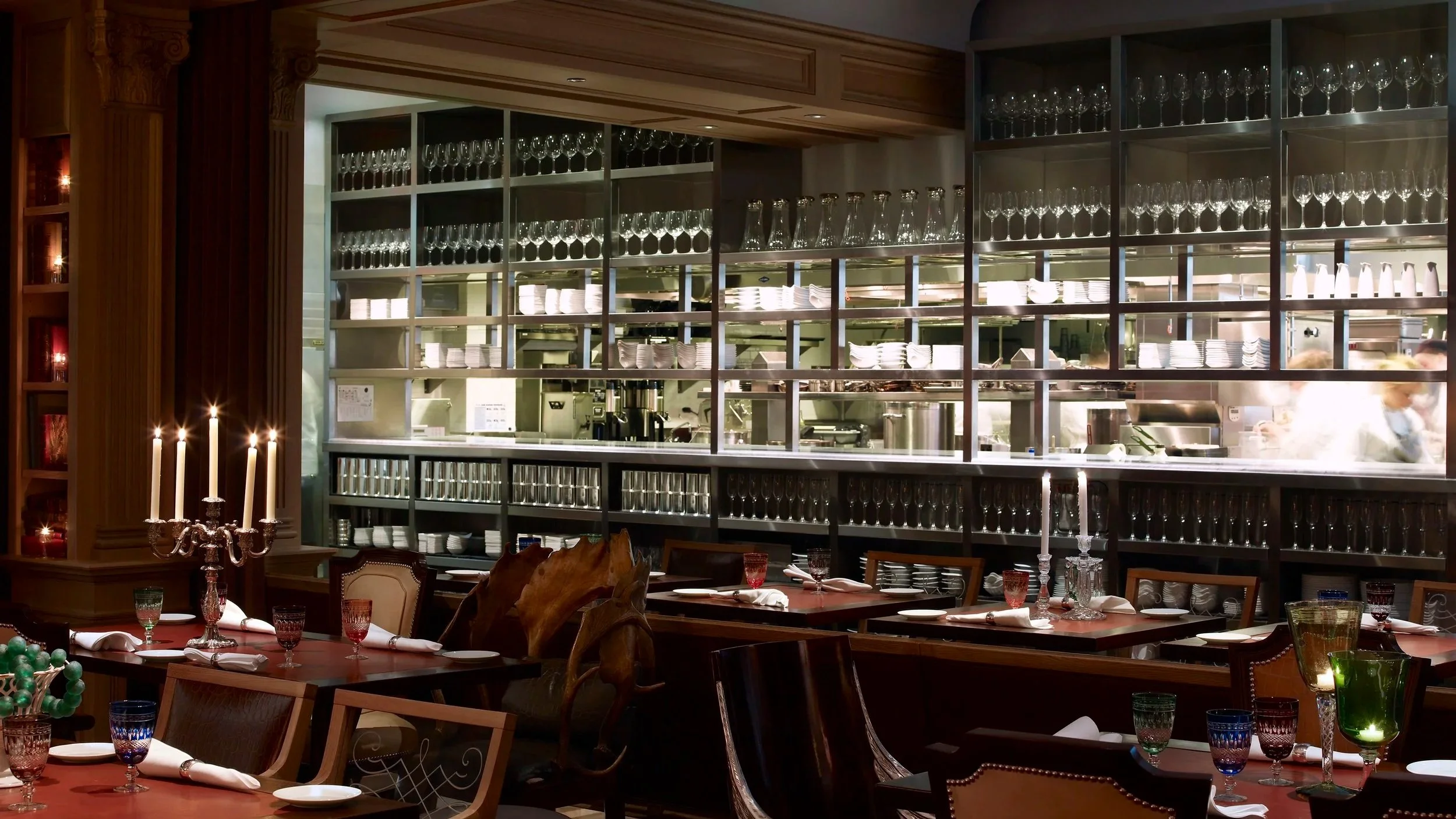 dining room and bar