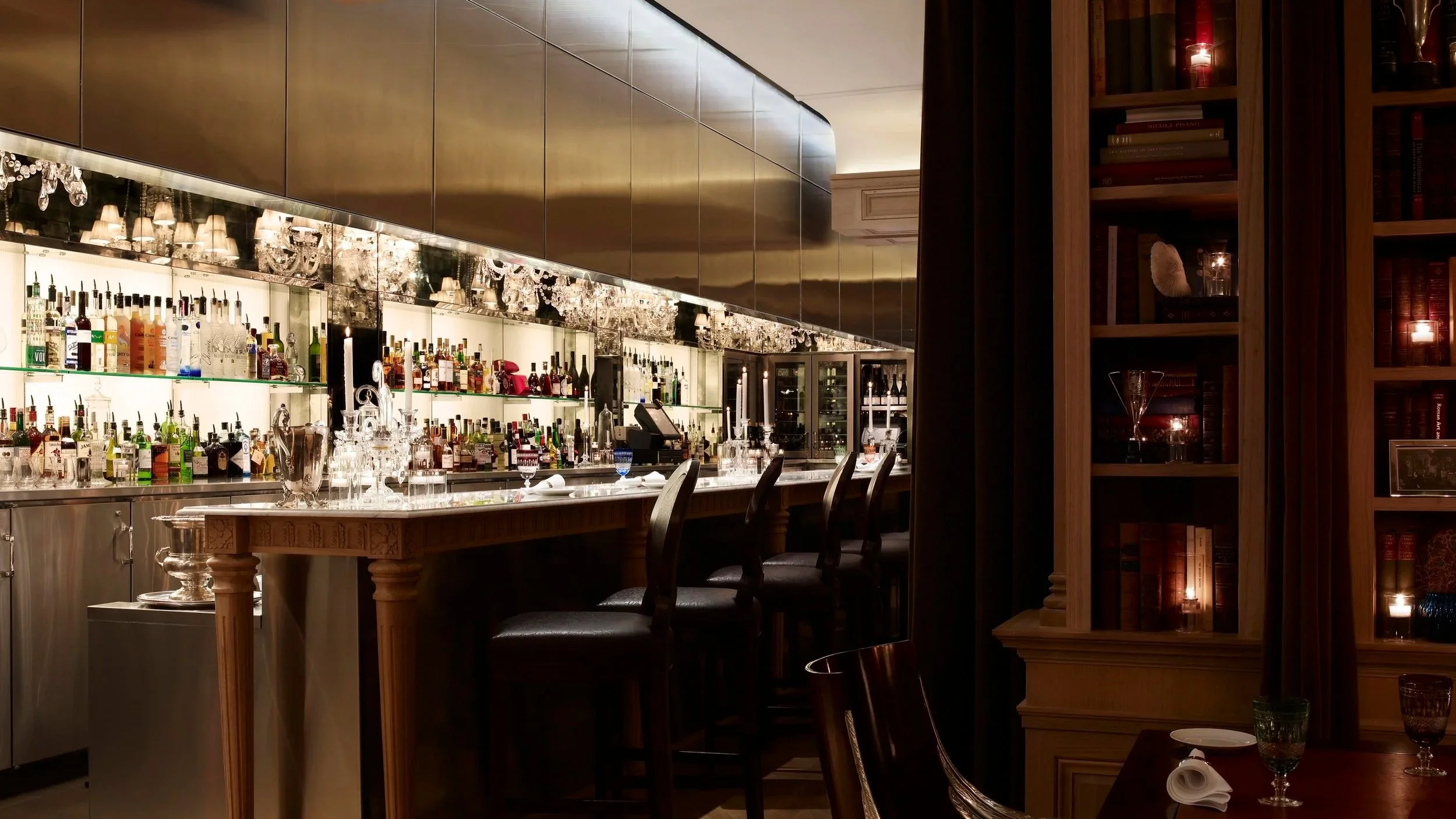 bar in a restaurant