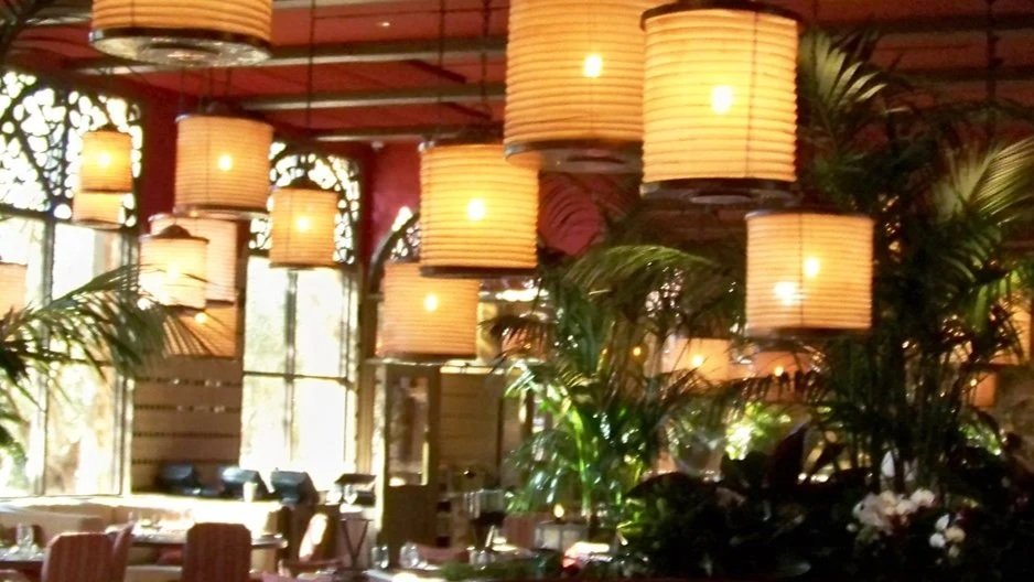 restaurant interior lighting