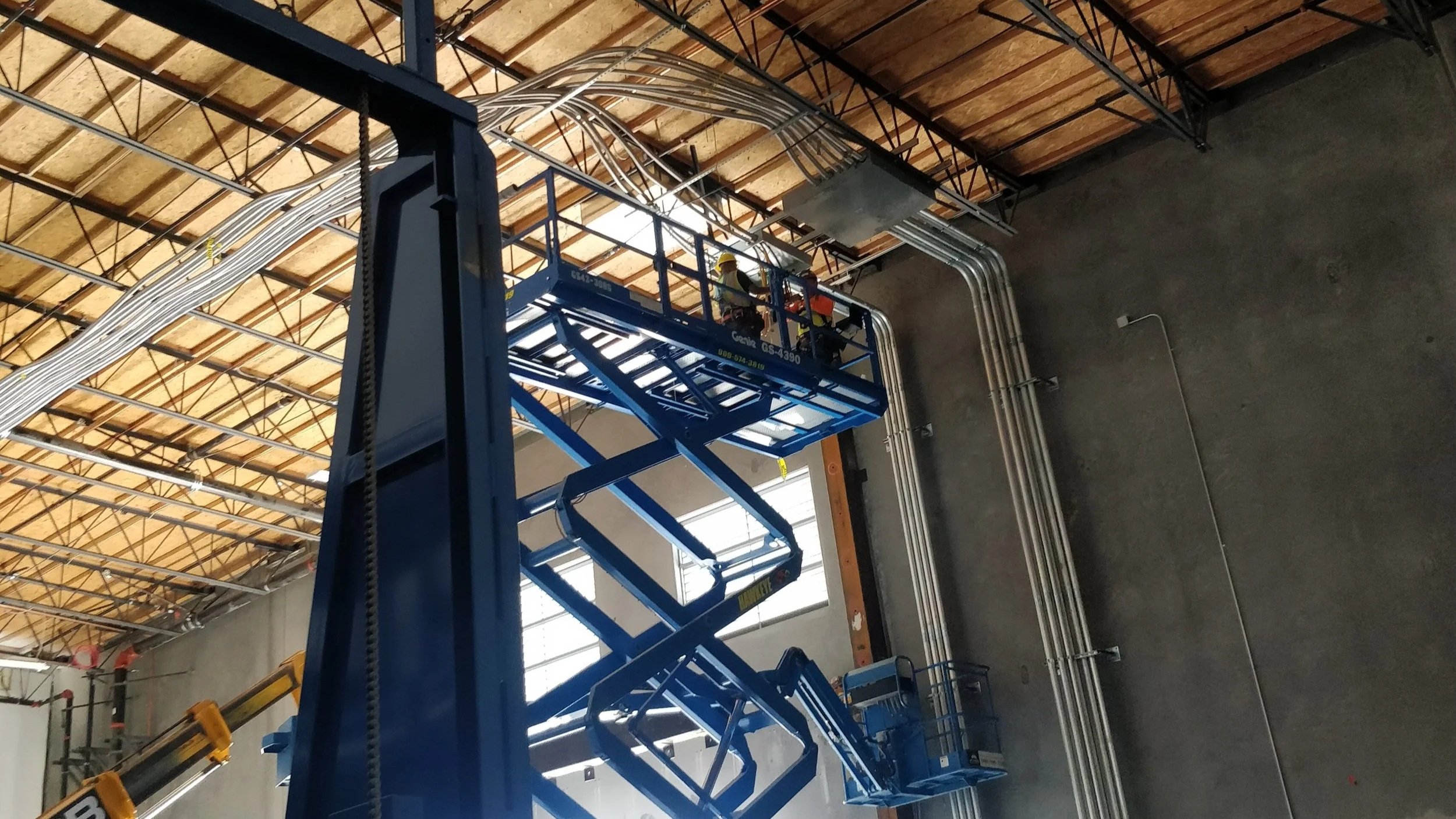 installing electrical in the ceiling