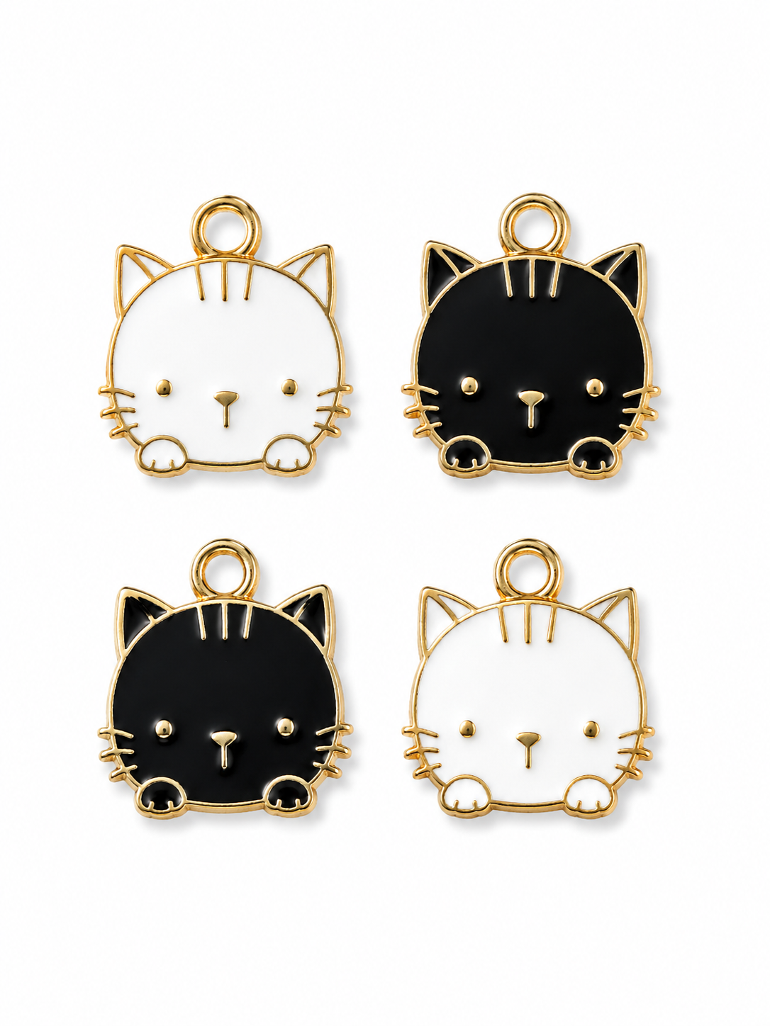 Charms-Gold/Cat Face