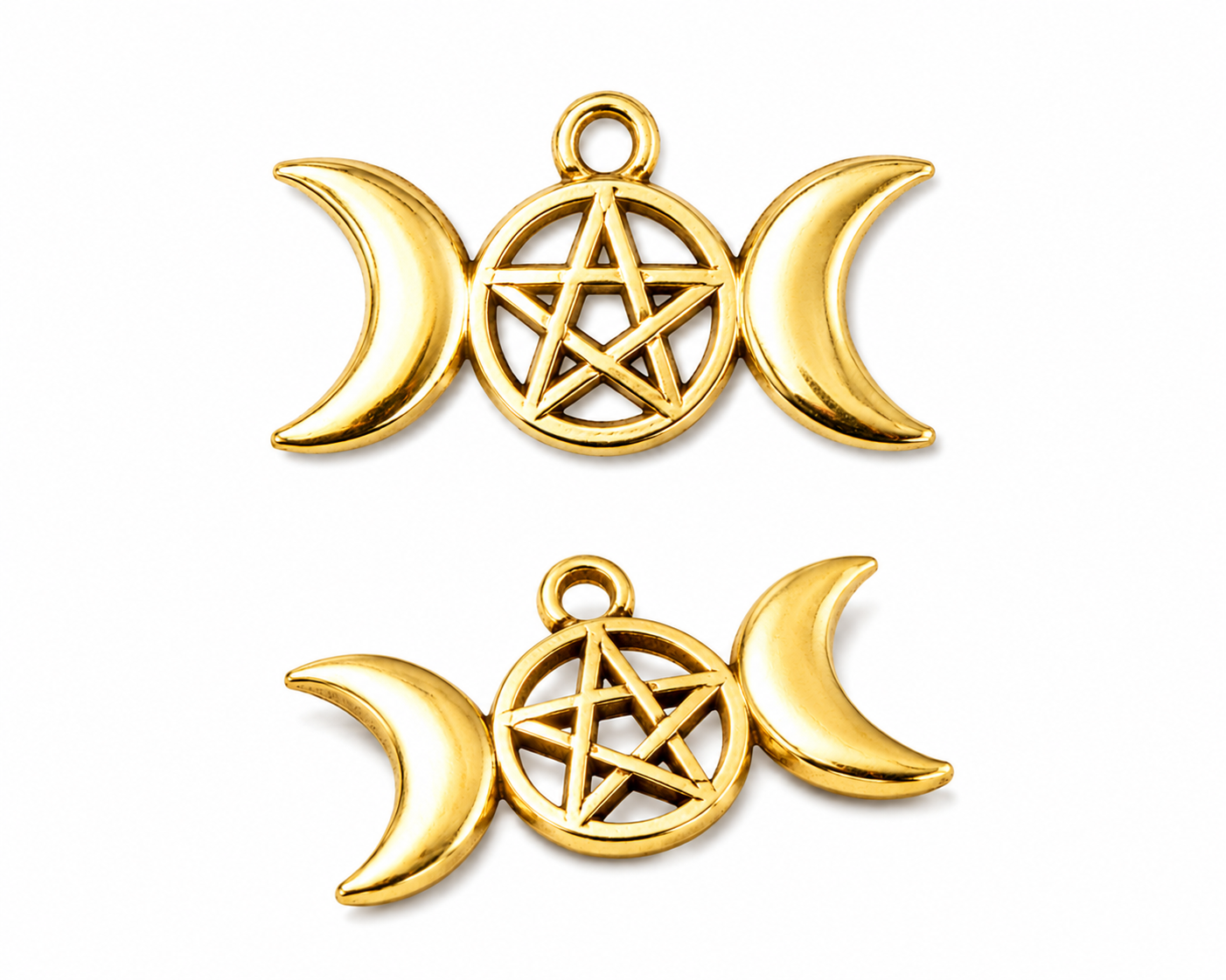 Charms-Pentacle with two moons