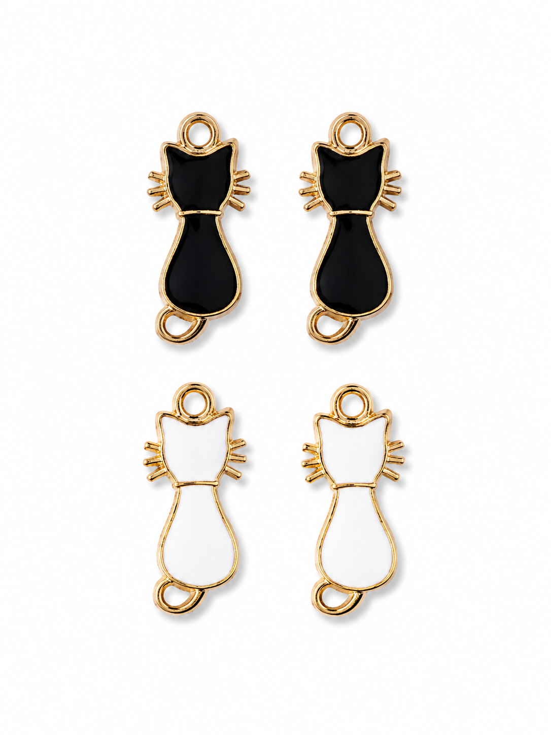 Charms-Gold/Cat back