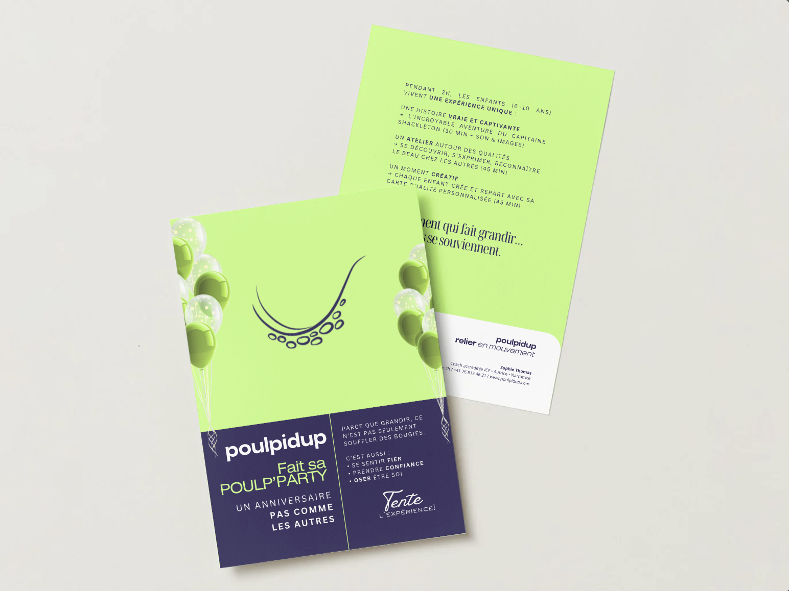 Poulp'Party Enfants : Anniversaire Créatif et Ludique