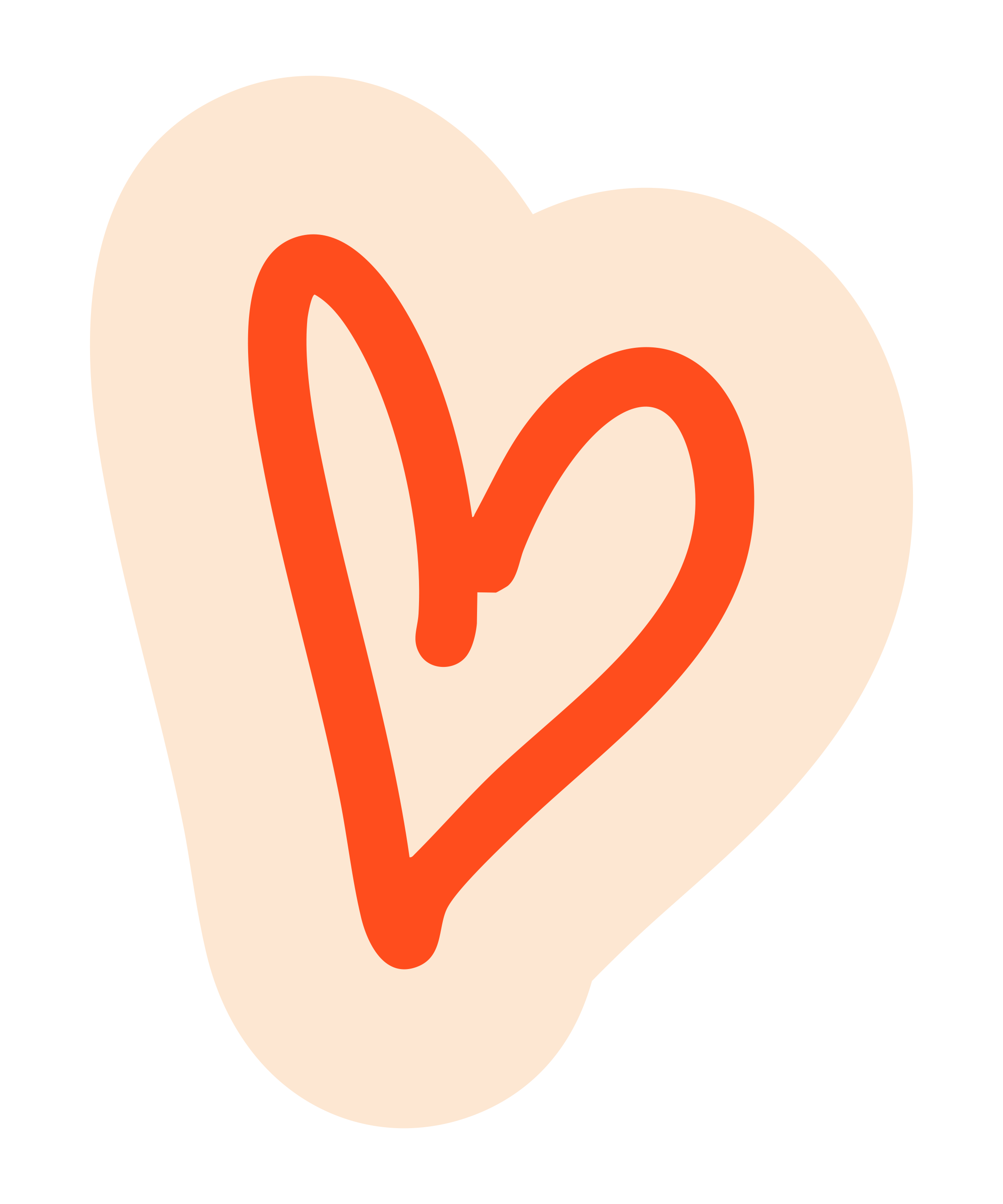 A hand holding a pen, drawing a red heart shape on a white paper background.