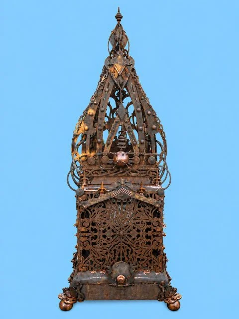 CORONAVIRA COVIDIMUS  2020, 6’ x 2.5’ x 2.5’, Metalworks