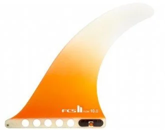 FCS II Flow II PG 10" Mango Longboard Fin