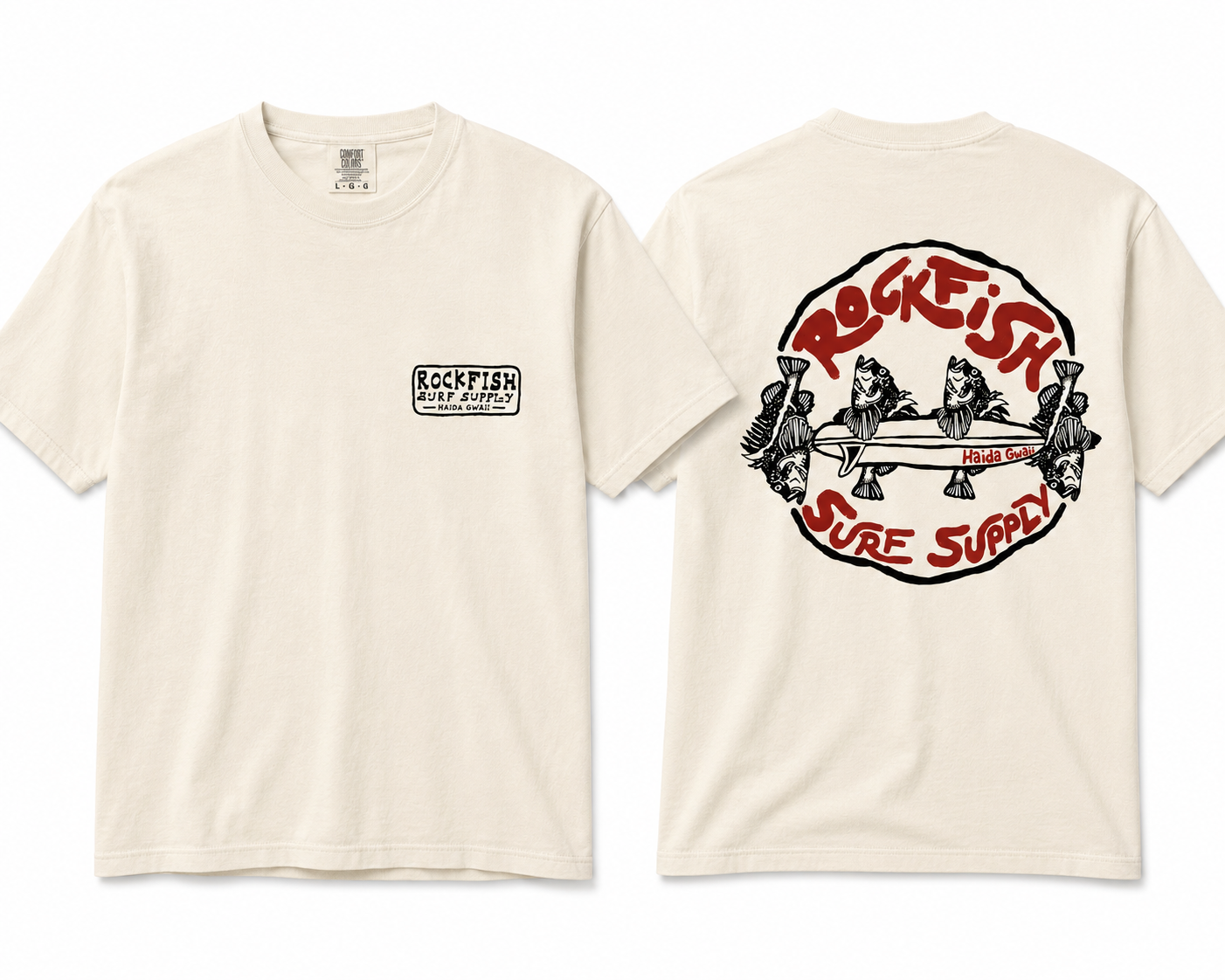 Ivory ROCKFISH Logo T-shirt