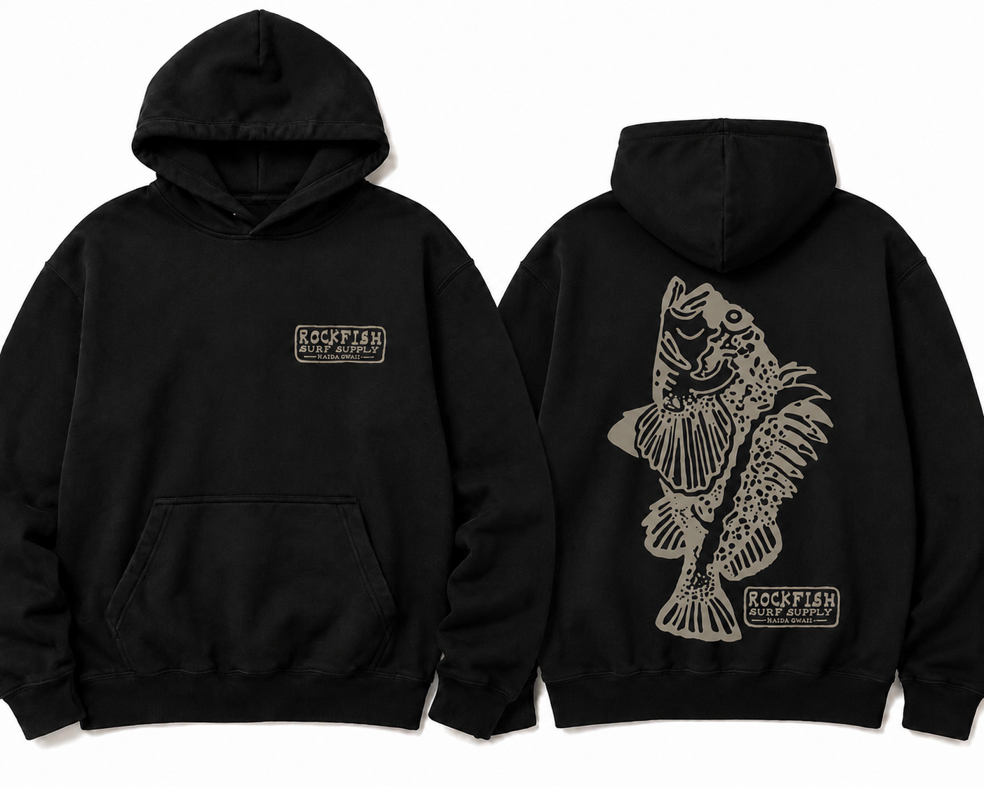Black ROCKFISH Hoodie