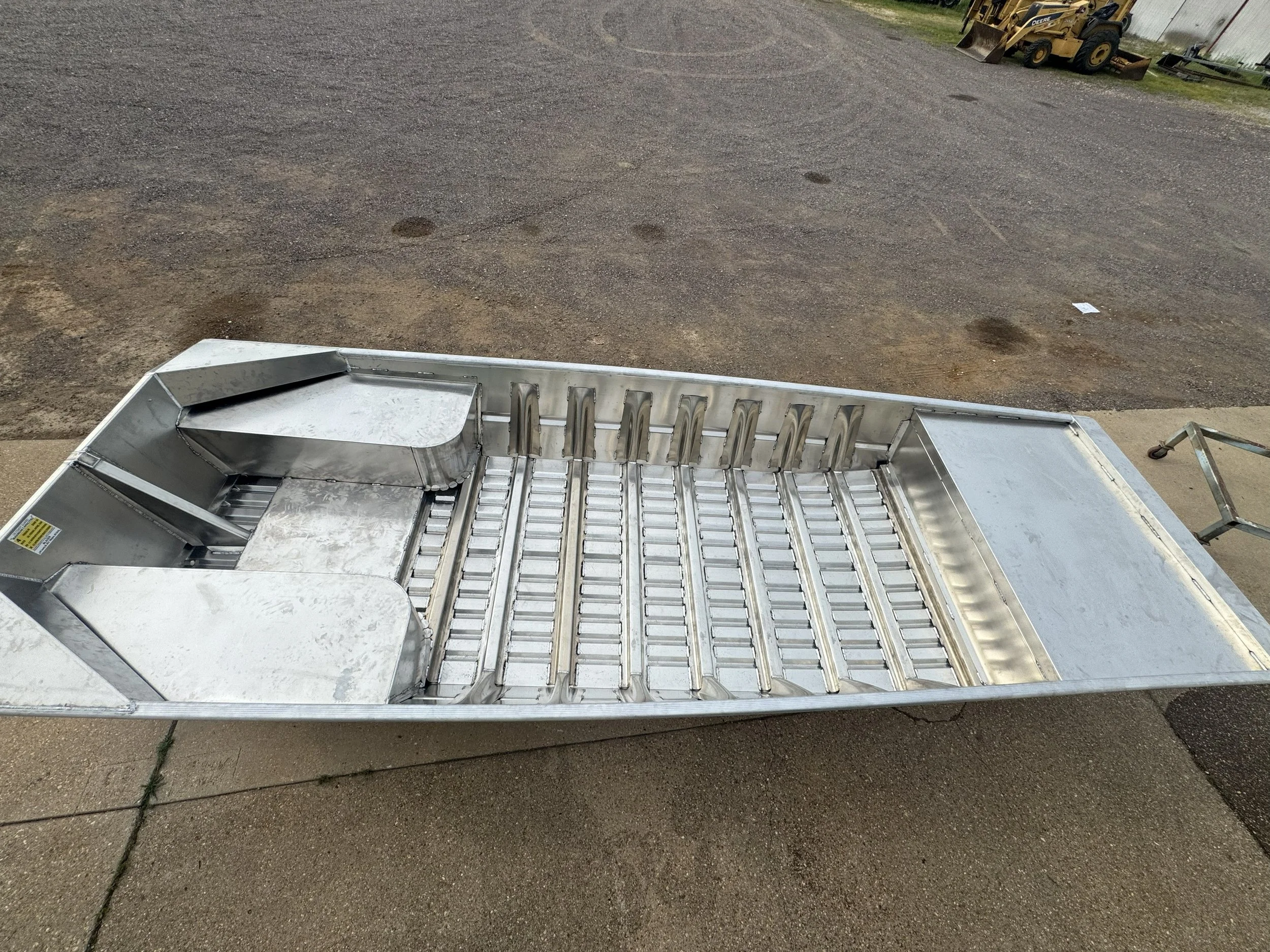 18-56 STD, 27" Transom, 40" Deck 53" Radius Tiller Pods, Long Corners 
