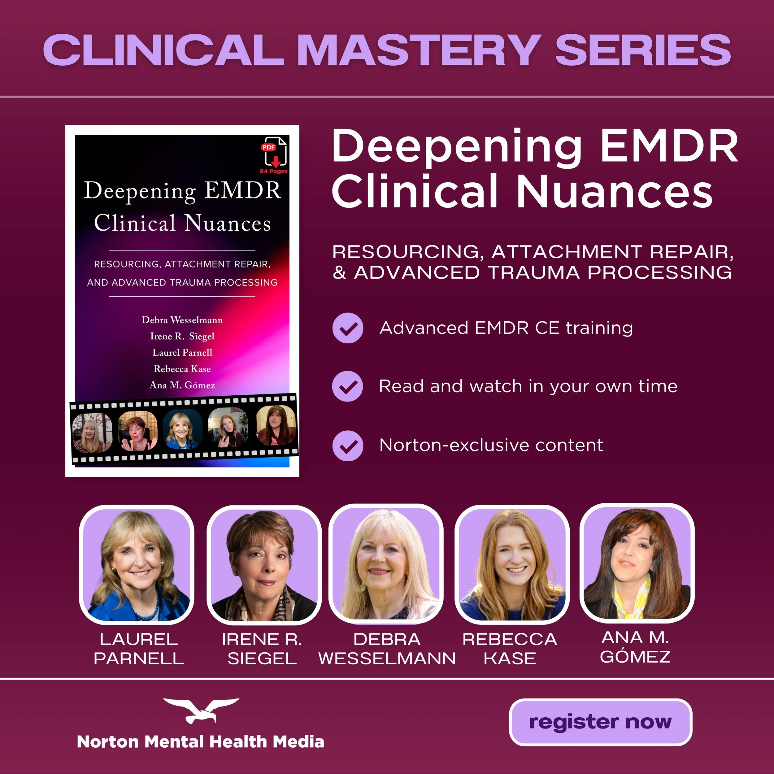 #EMDRtherapy #EMDR I'm honored to be part of this amazing clinical mastery series! You can register at this link: https://bit.ly/4vn4pz9