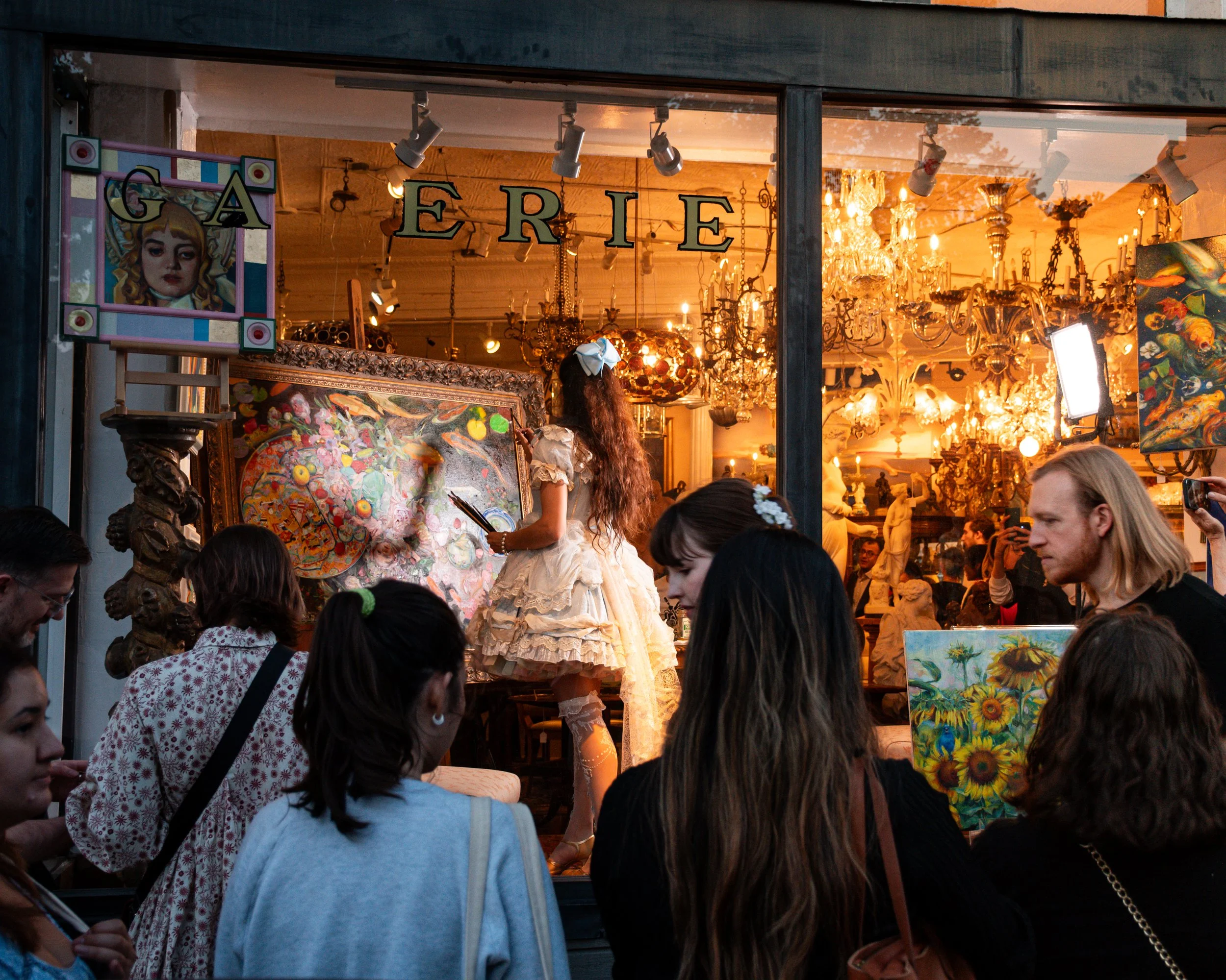   PROGRAM     6:00 - 10:00pm Painting in the Window&nbsp;    5:30 - 10:30 Gallery Open     ART ON DISPLAY&nbsp;    Painting in the Window, in addition to the entire L'Enfant Gallery Collection     Performative Artist details TBD     ABOUT   Establish