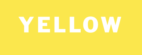 Yellow background with the word 'YELLOW' in bold white letters