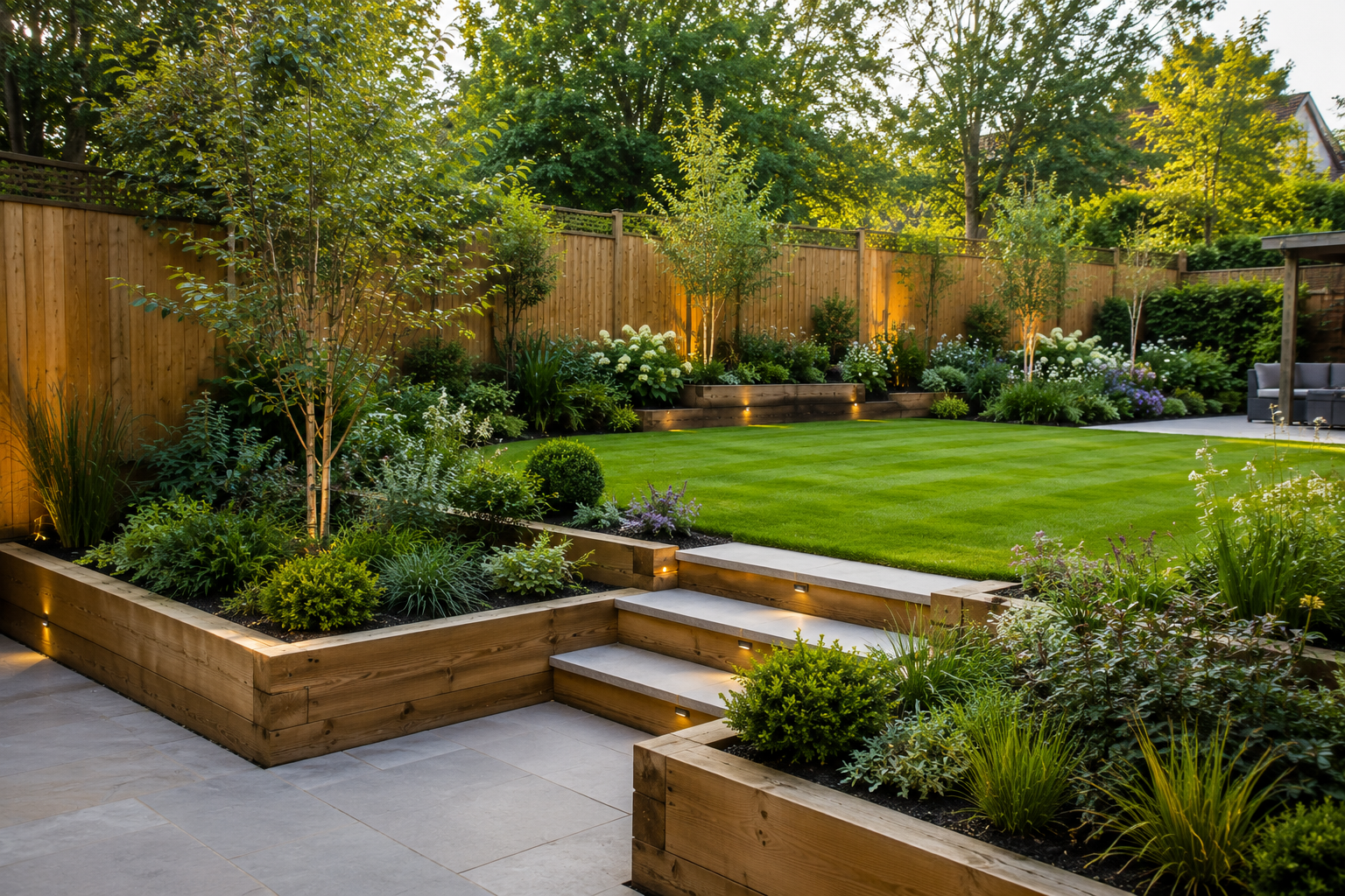 best landscaping near me, garden, site work, site landscaping expertly installed, beautiful design, reliable contractor, quick and amazing result. Essex, south east England, London, Kent hertforshire, near me