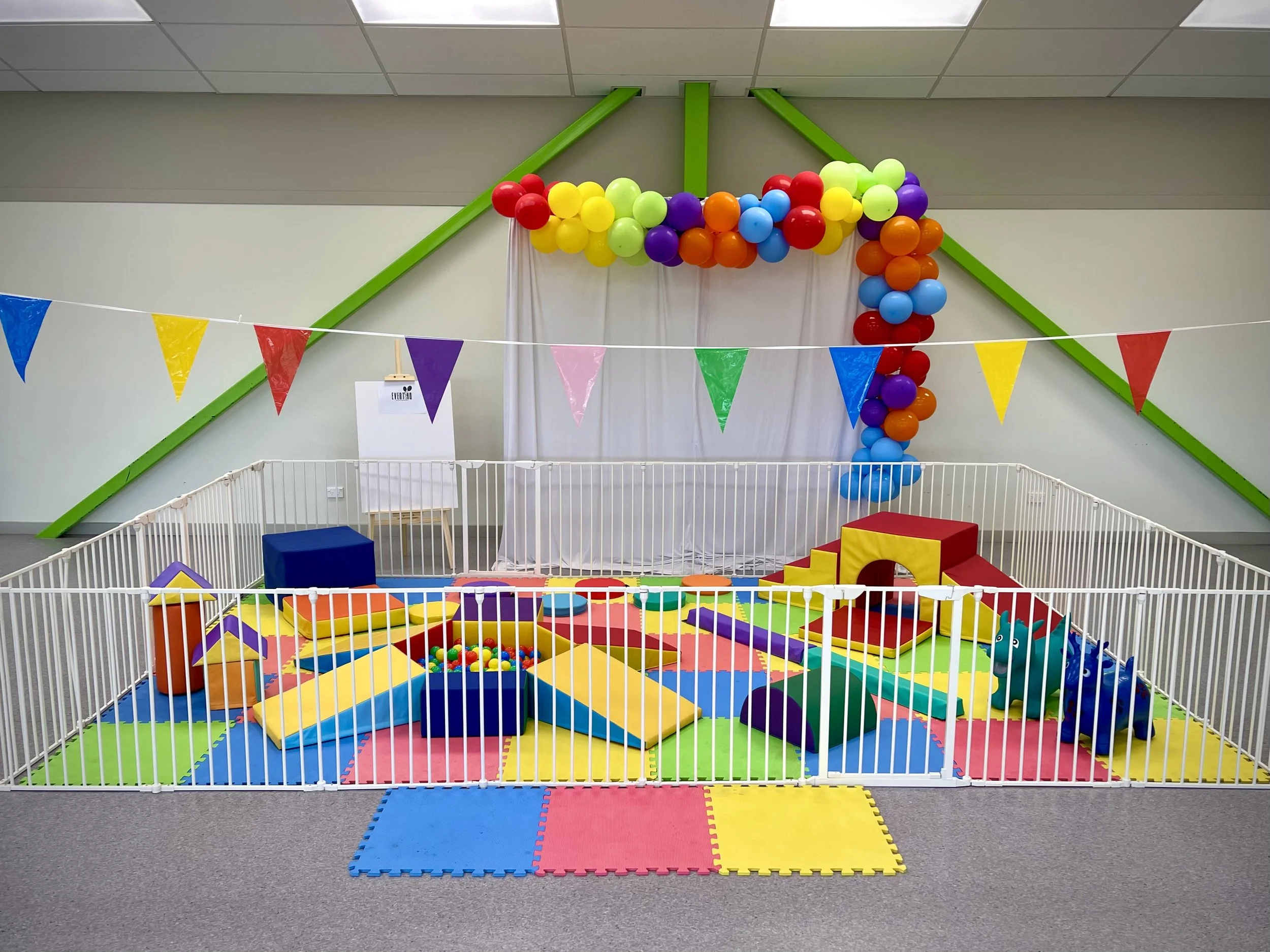 Large colourful soft play package for toddlers in Palmerston North