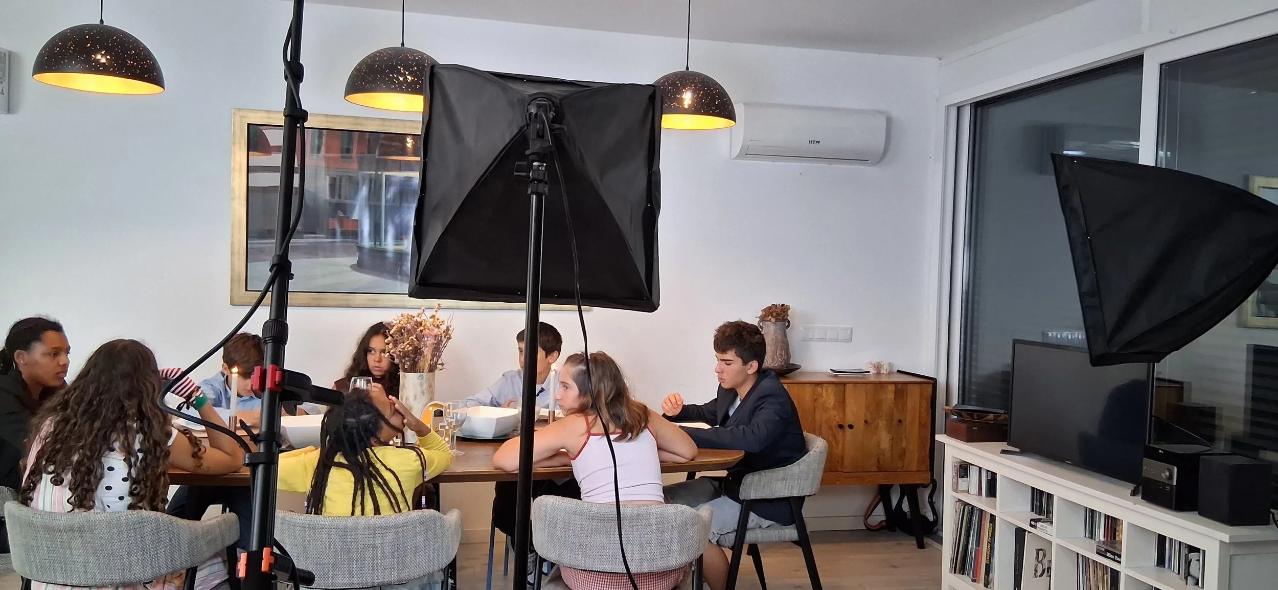 Shooting the Dinner Party Scene