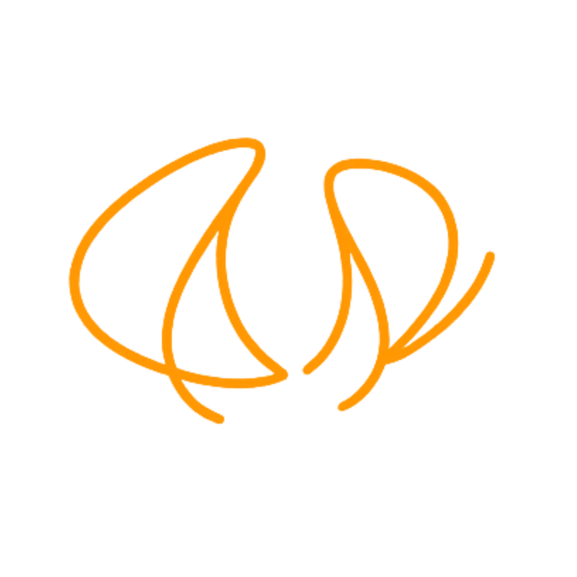 A stylized orange neon sign spelling out the word 'LOVE' in cursive against a black background.