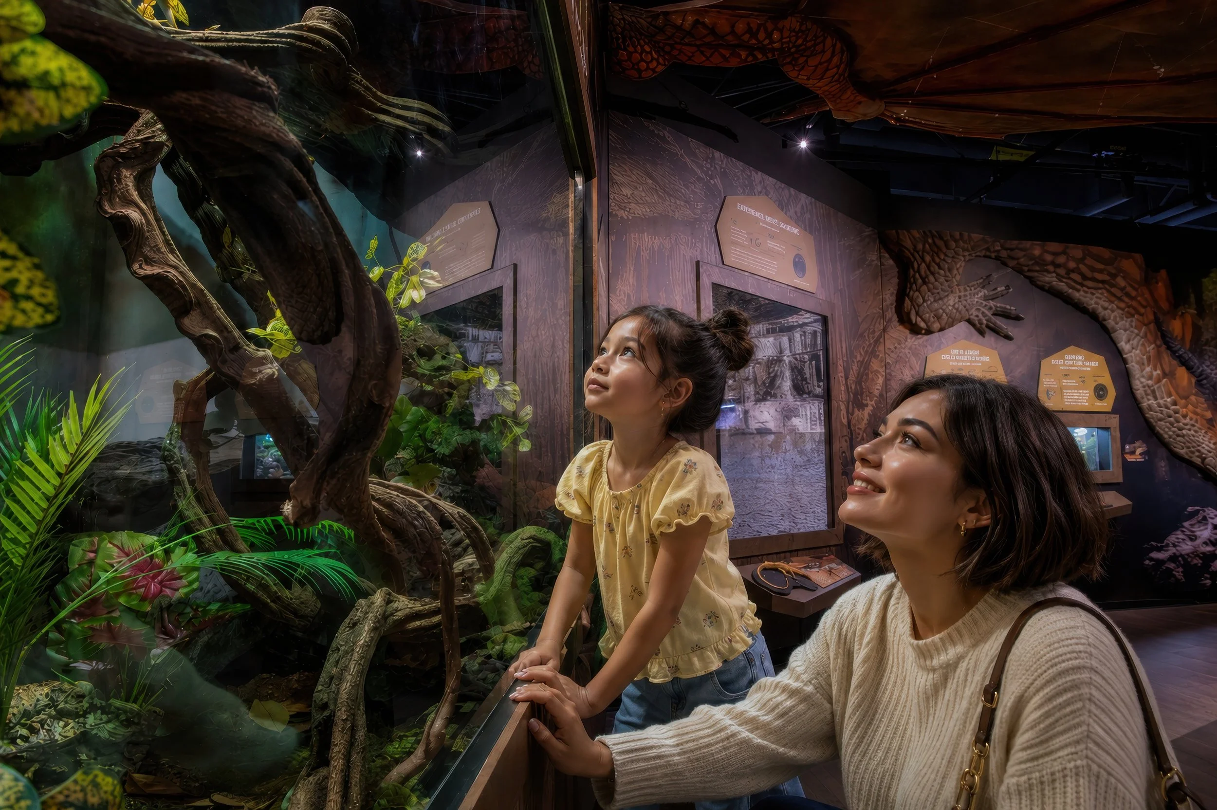 Family | Dragons Exhibit | Ripley’s Aquarium of Canada