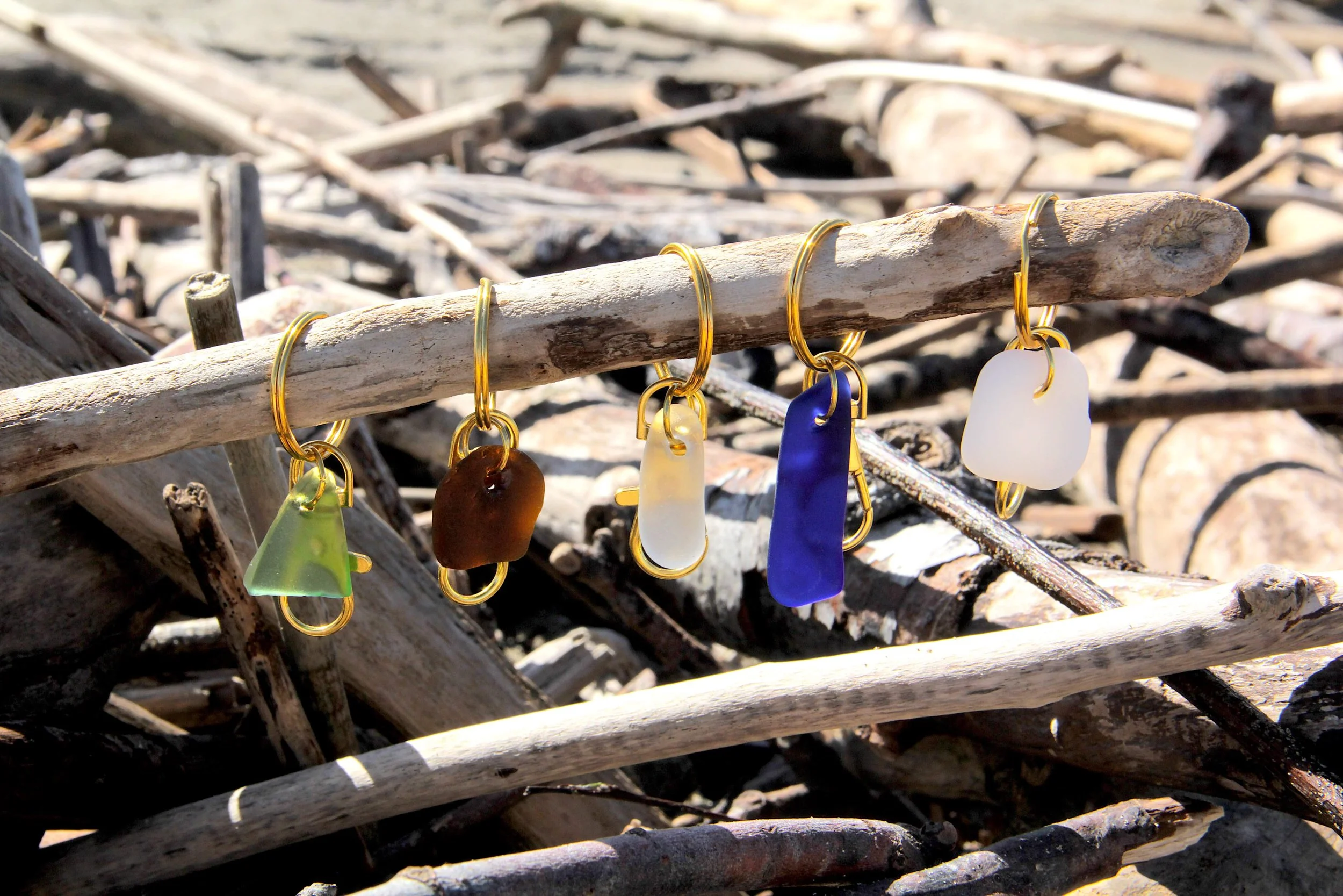 Sea Glass Keychain
