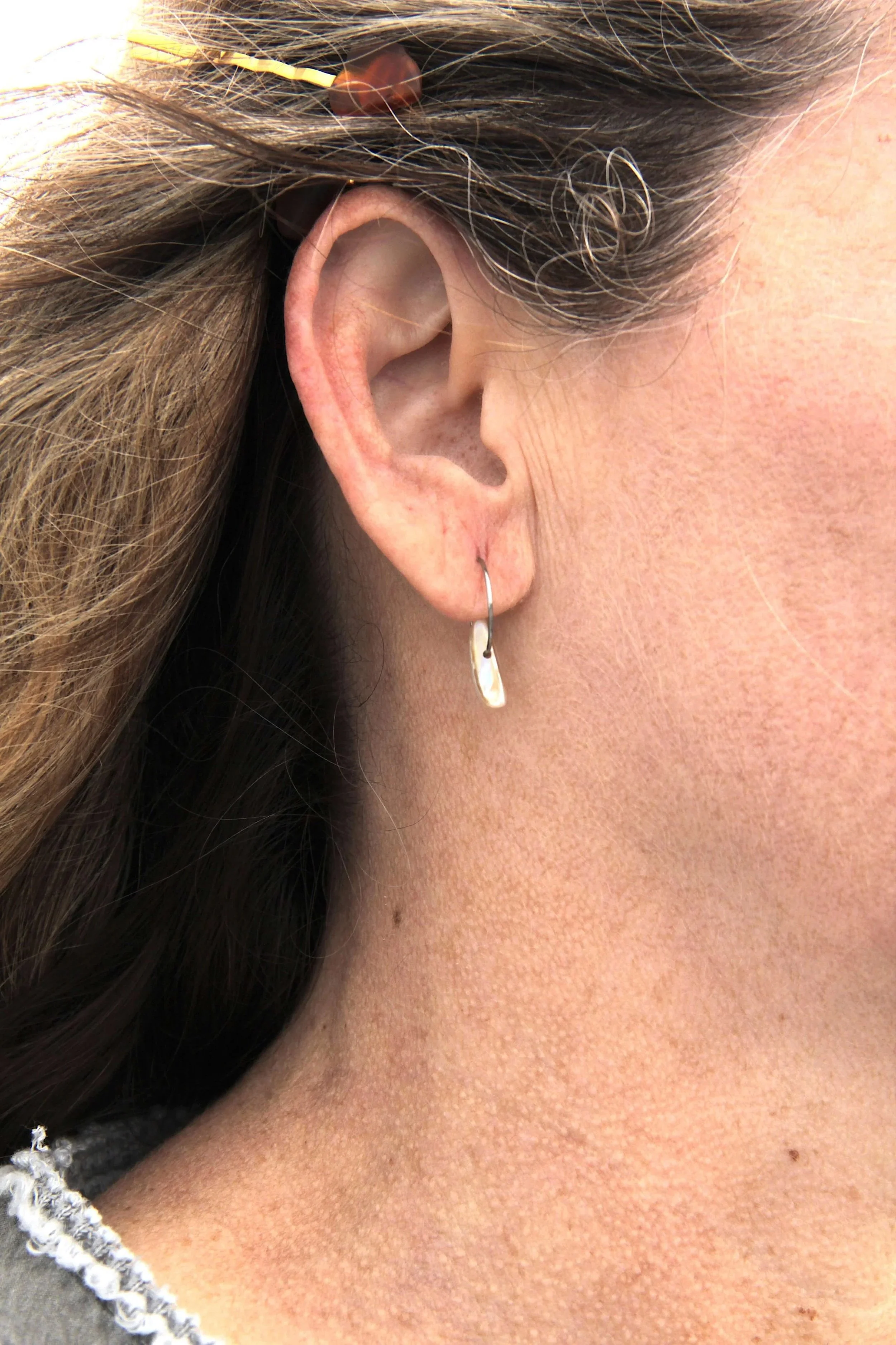 Seashell Hoop Earrings